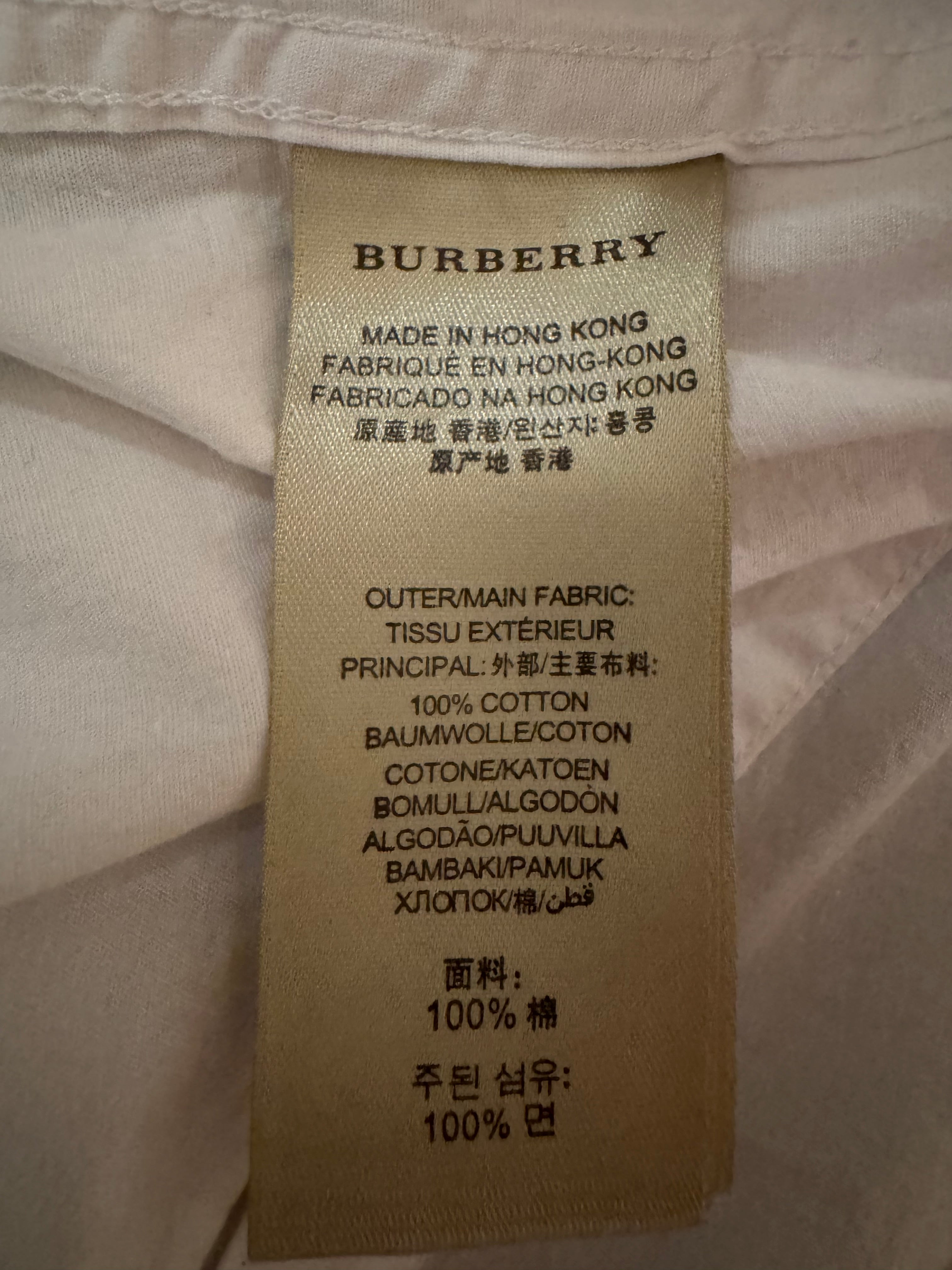 Burberry ‘weathers’ long sleeve shirt