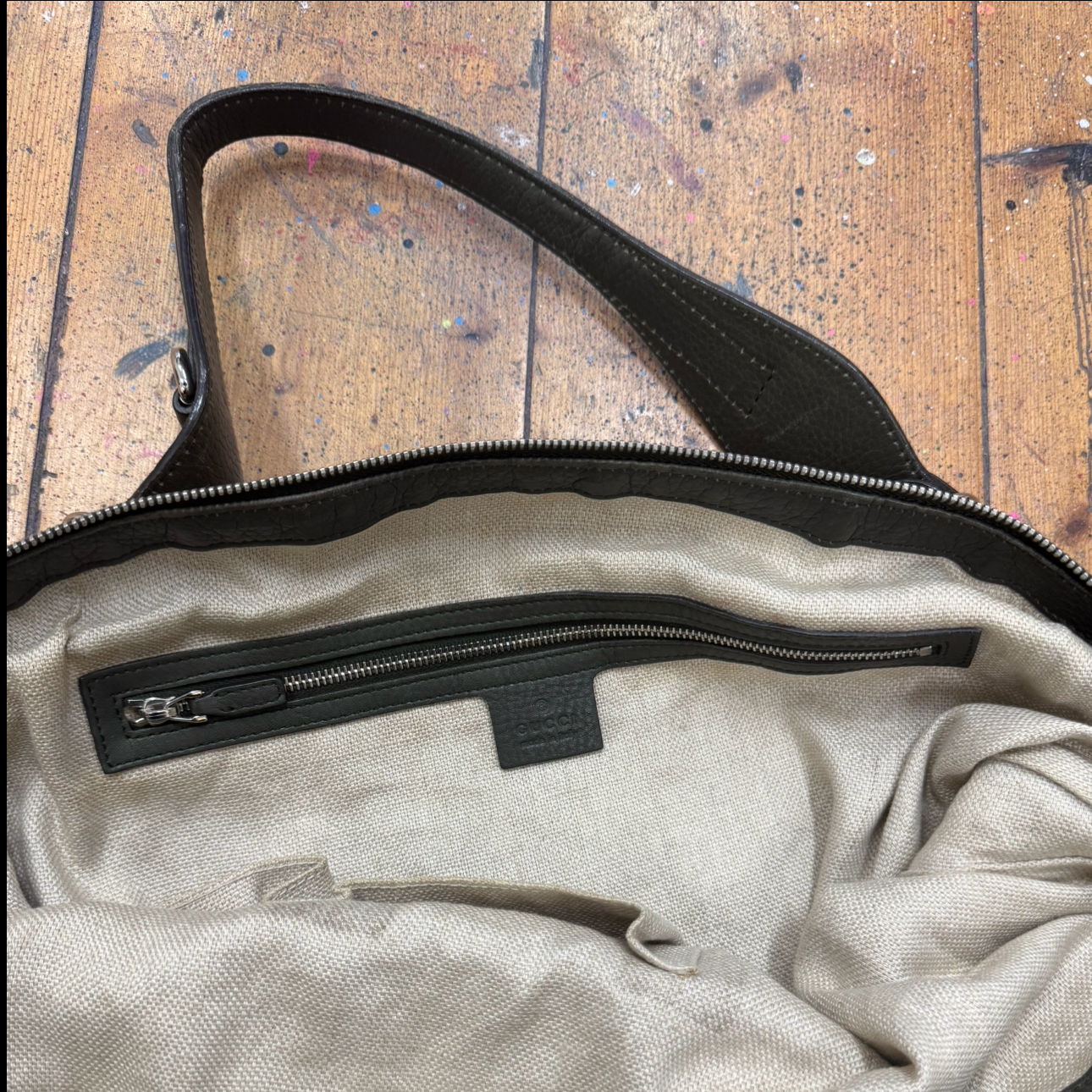 Gucci monogram handbag