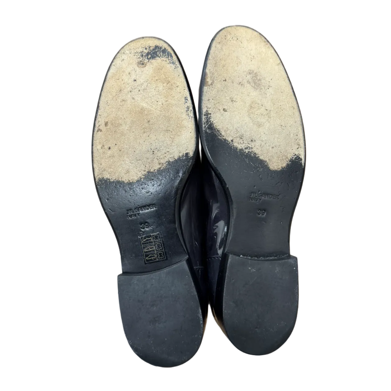 Jil Sander Navy Derby Shoes