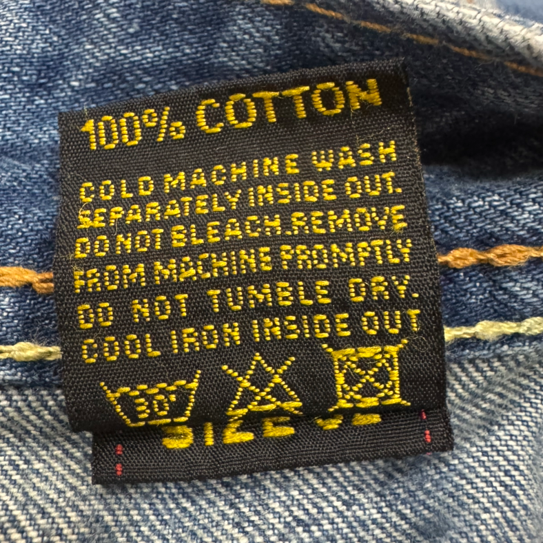 Evisu EU denim jeans