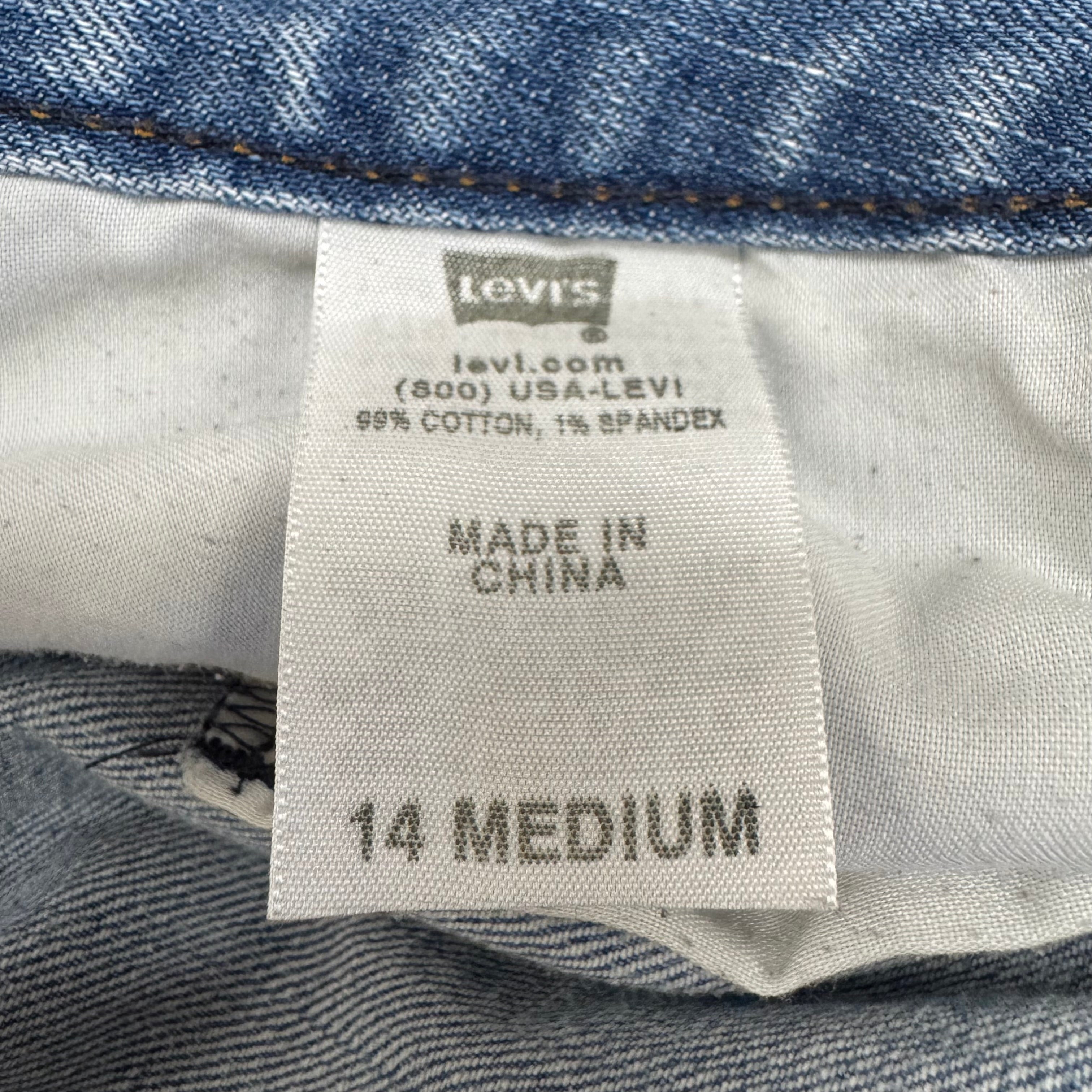 Levis Mid Rise 553 Bootcut Jeans