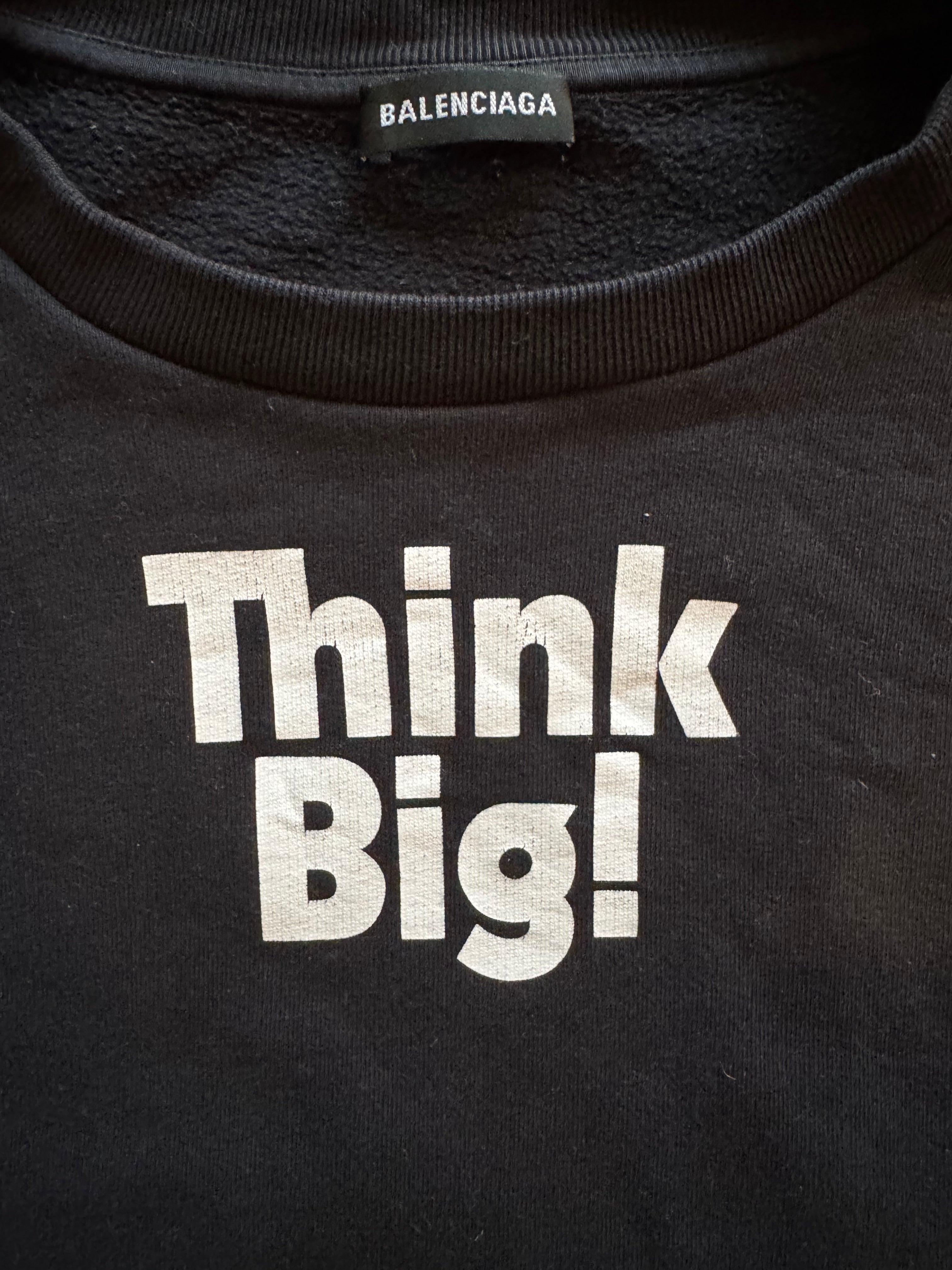Balenciaga ‘Think Big’ sweater