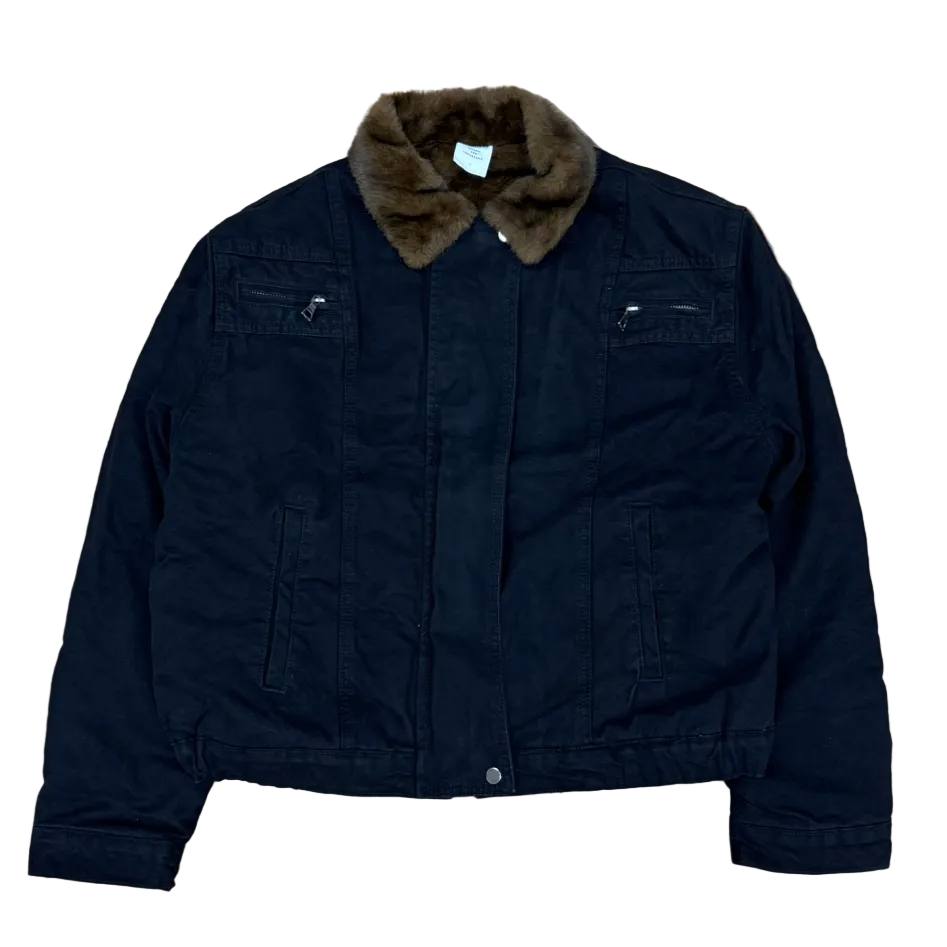 Fur Collar Work Jacket