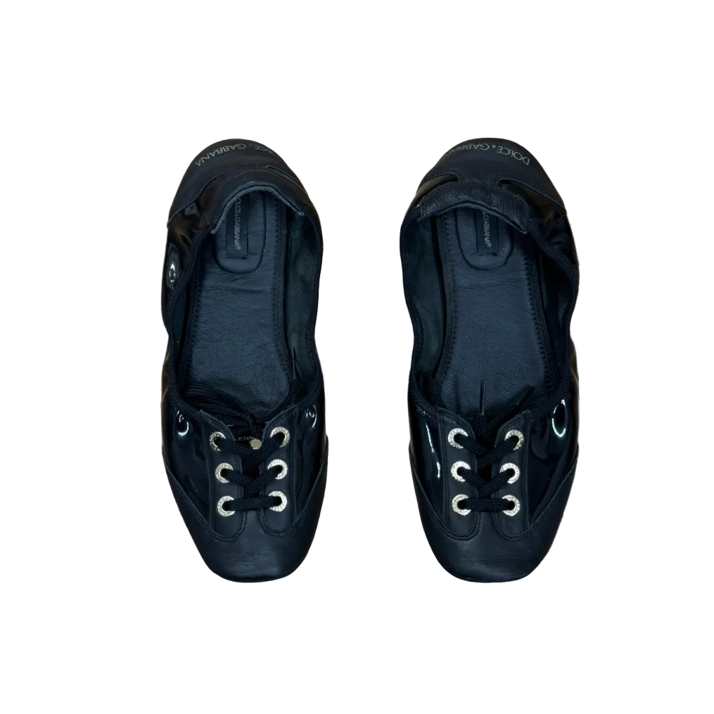 Dolce&Gabbana lace up flat