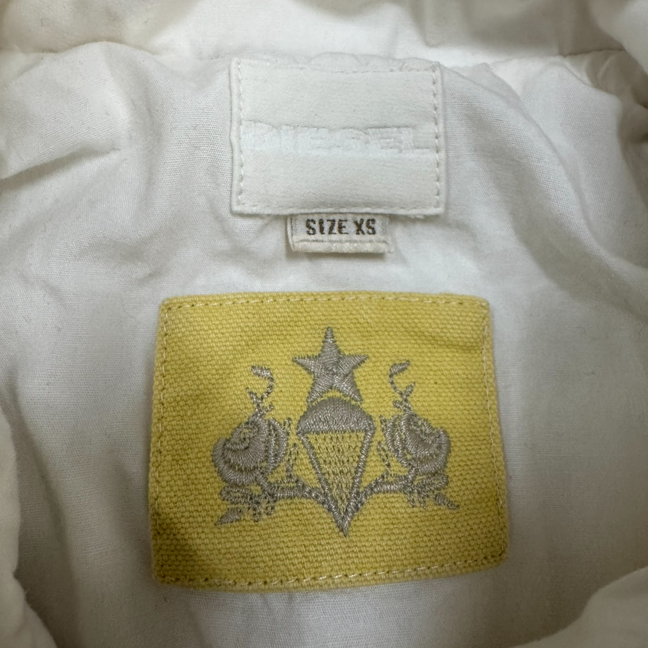 Diesel Asymmetrical Button White Jacket