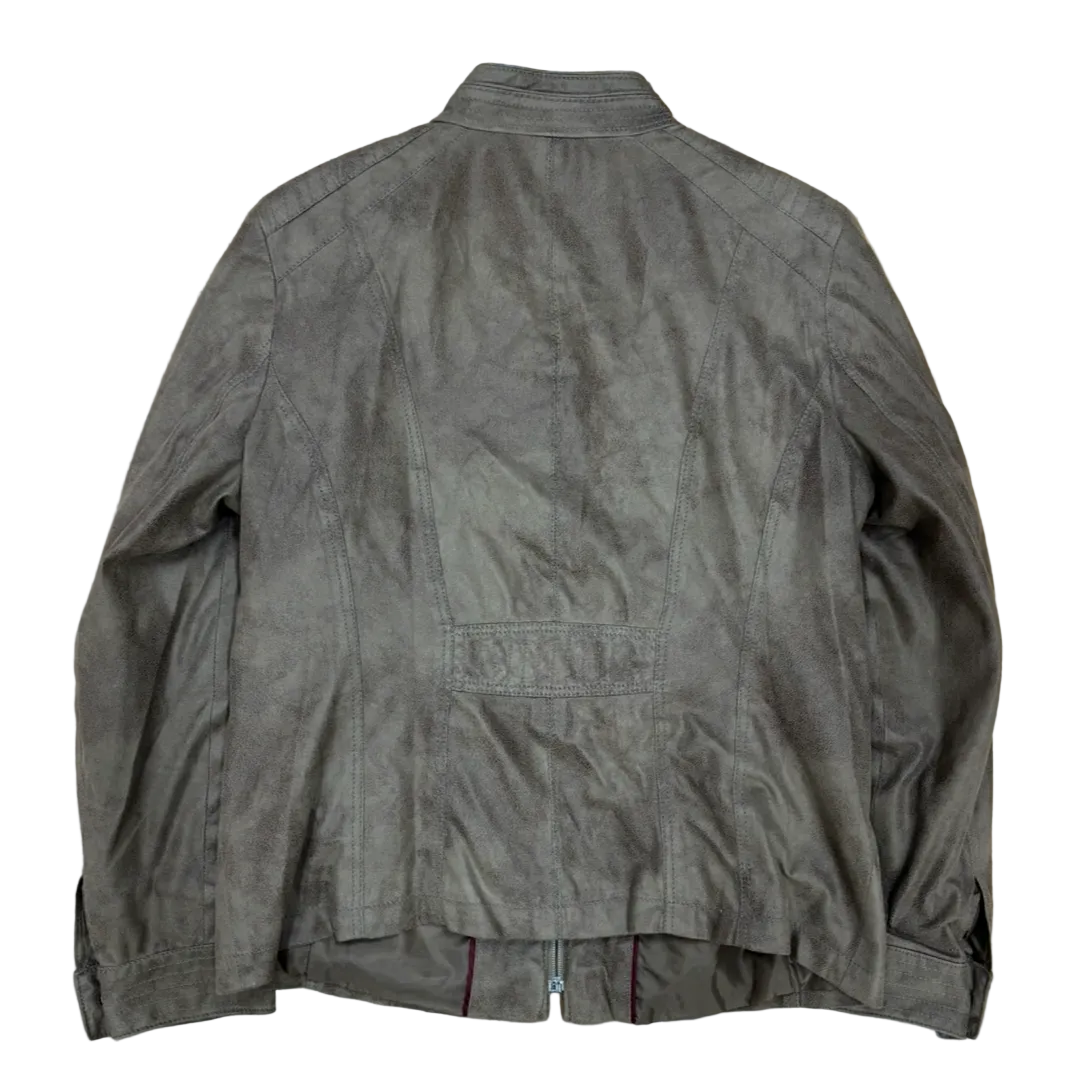Suede Biker Jacket