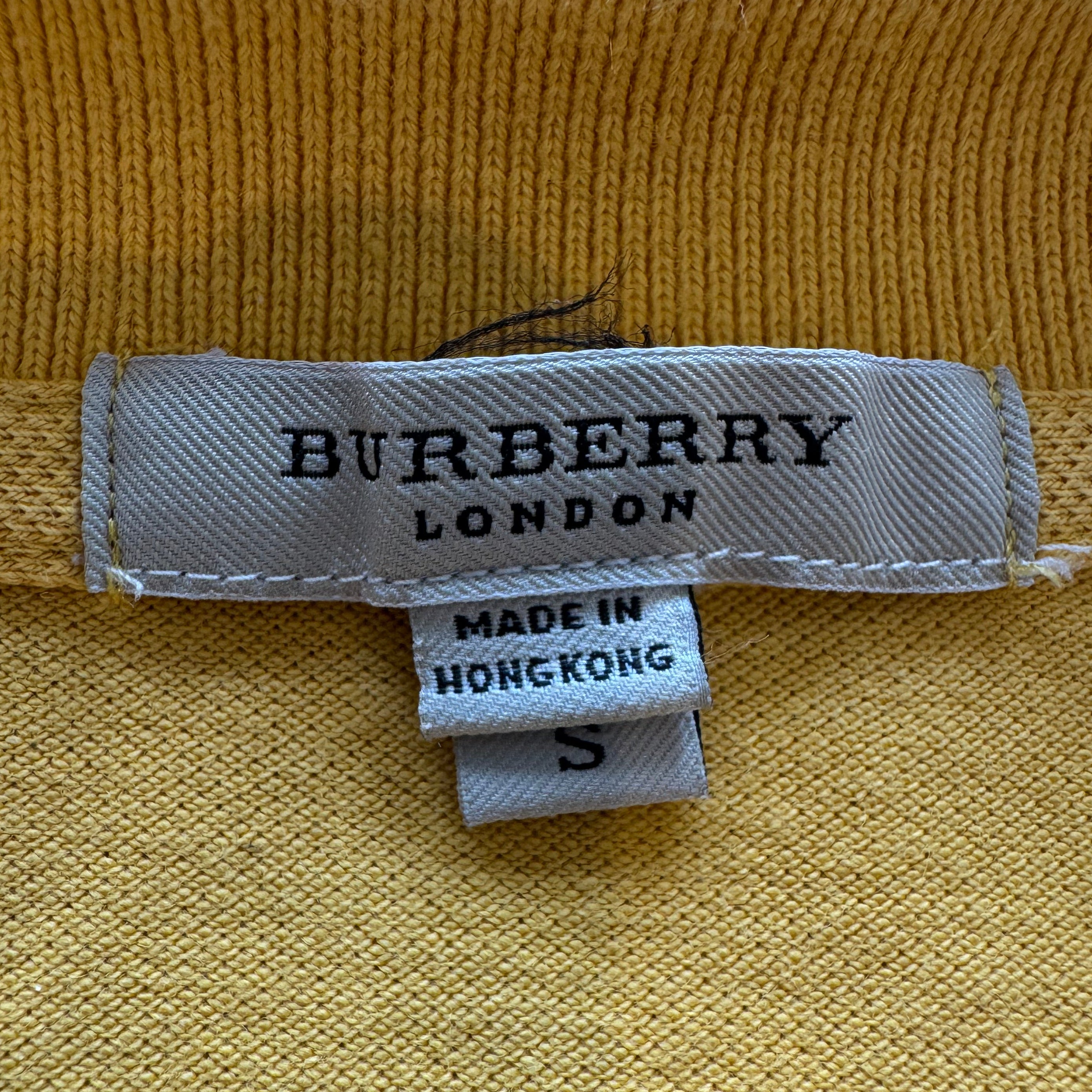 Burberry Yellow Polo shirt