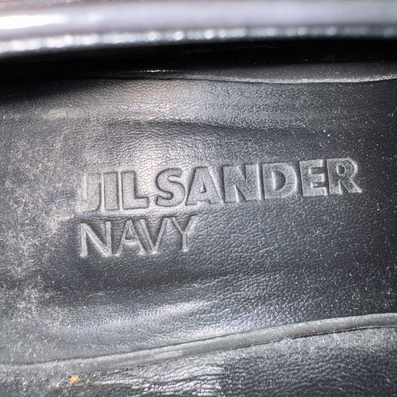 Jil Sander Navy Derby Shoes