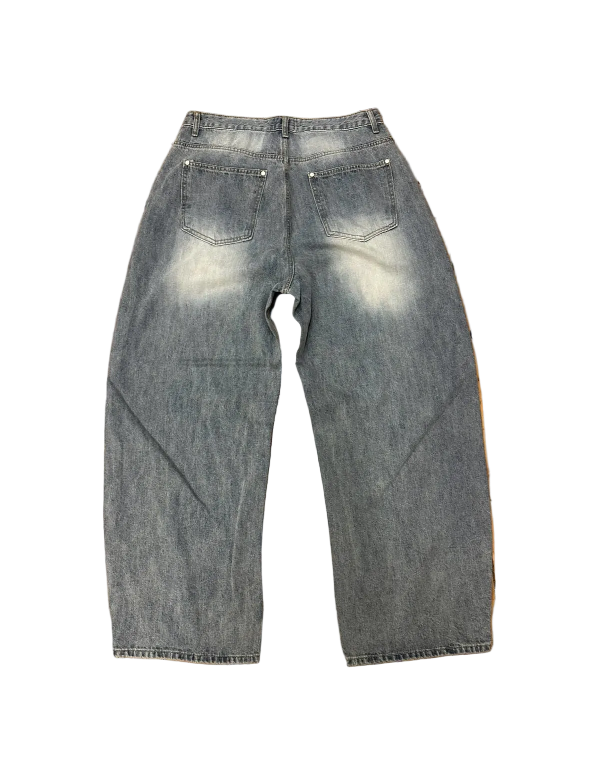 Washed Baggy denim jeans