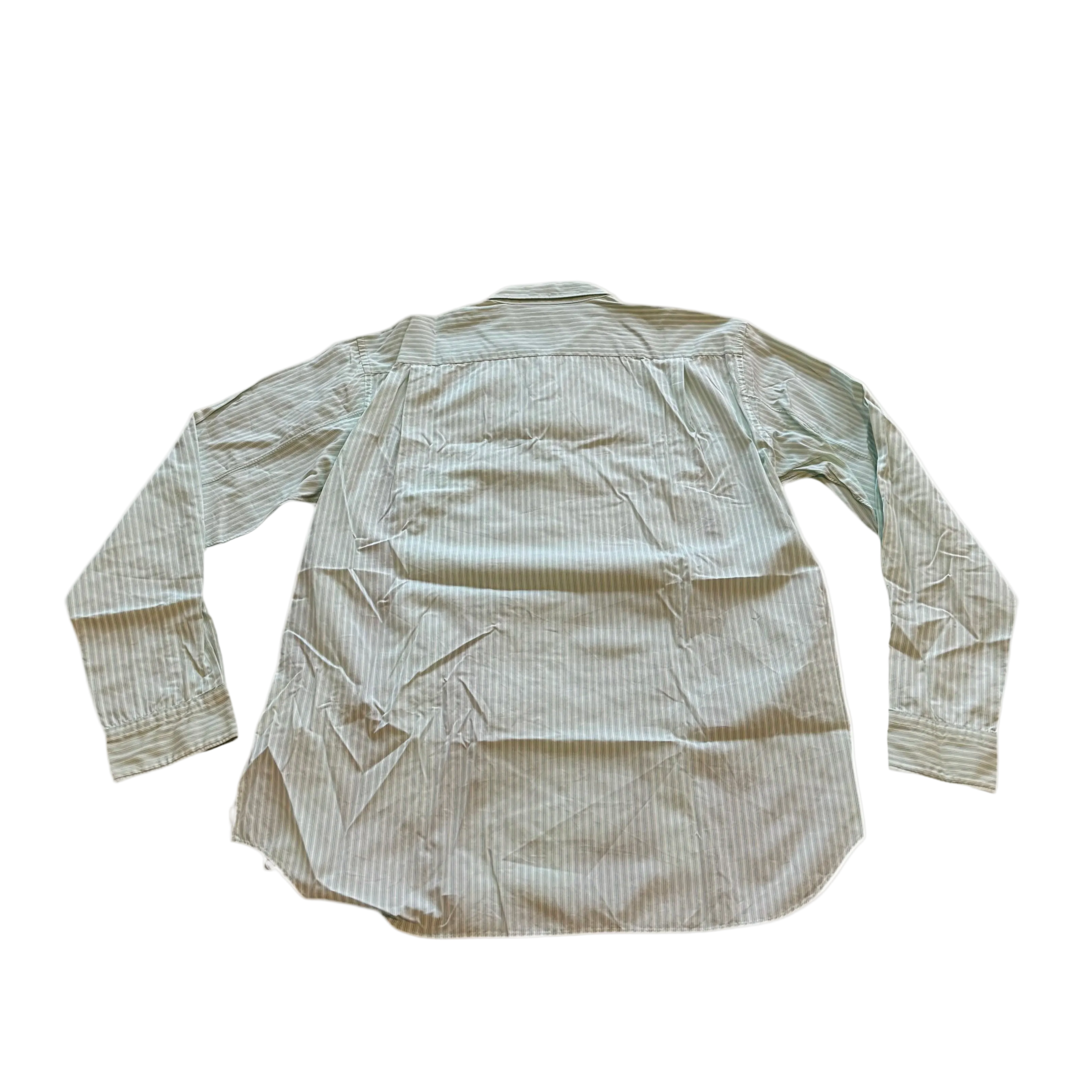 Comme des Garcon Homme Plus distressed stripe shirt