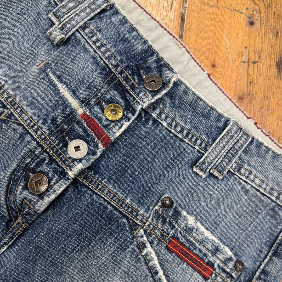 Le Jean De Marithe Francois Girbaud Denim Skirt