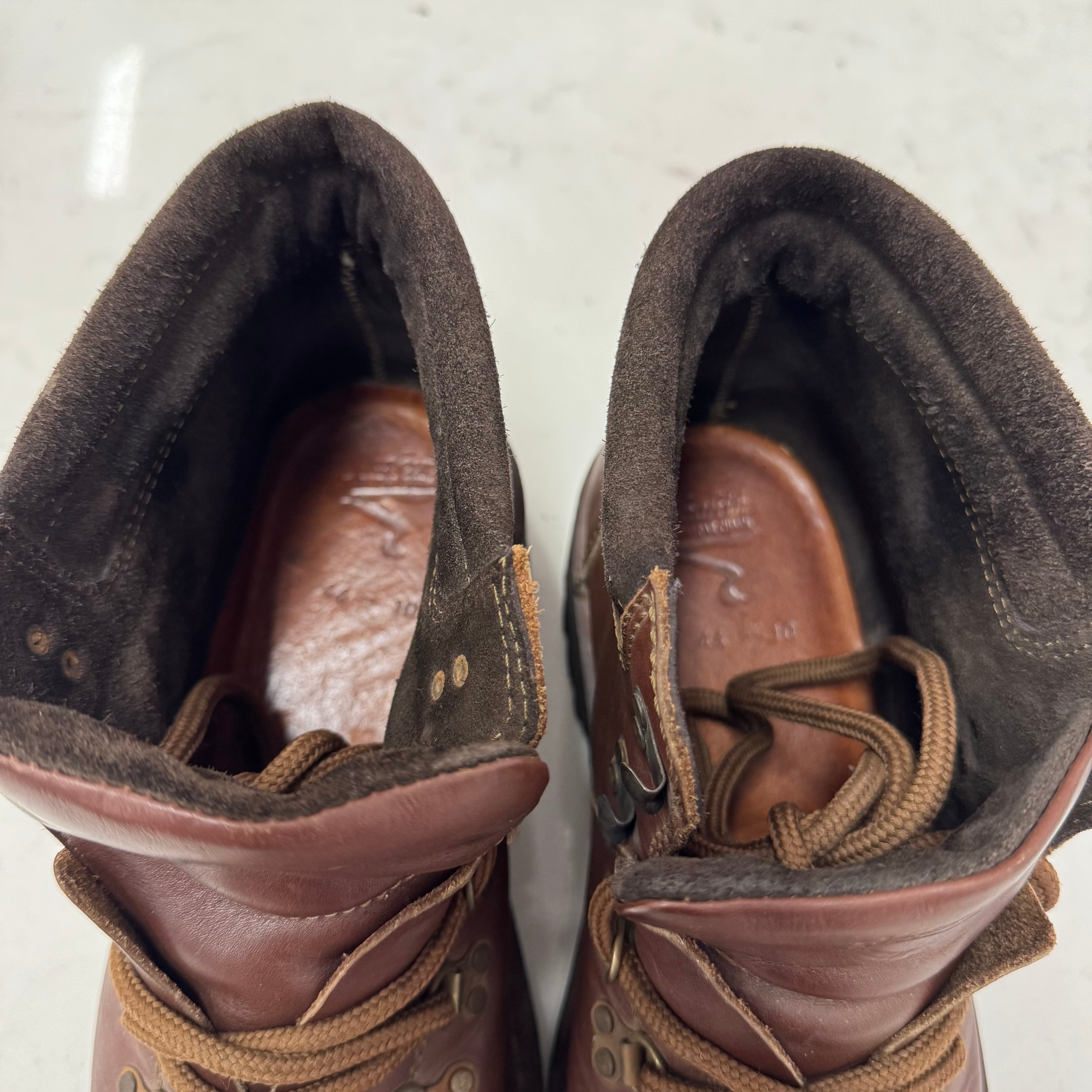 Vintage Leather Hiking Boots
