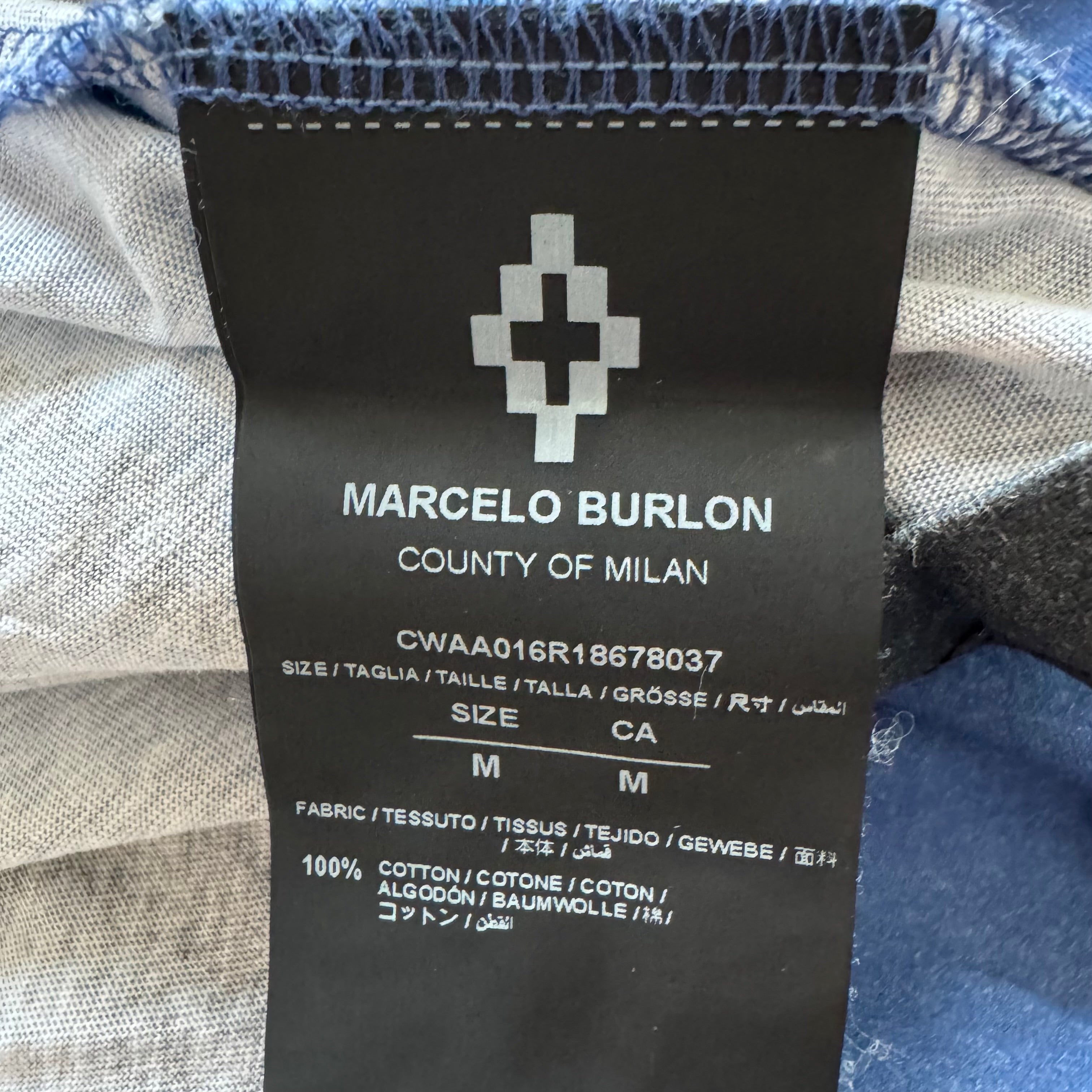 Marcelo Burlon Palm Print Tee
