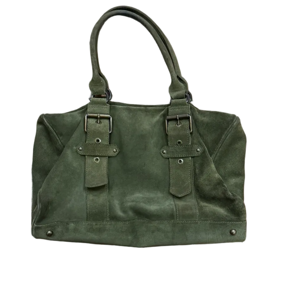 Longchamp x Kate Moss Suede Bowling Handbag