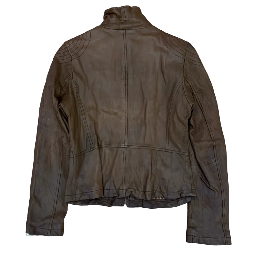 Vintage Target Practice Leather Jacket
