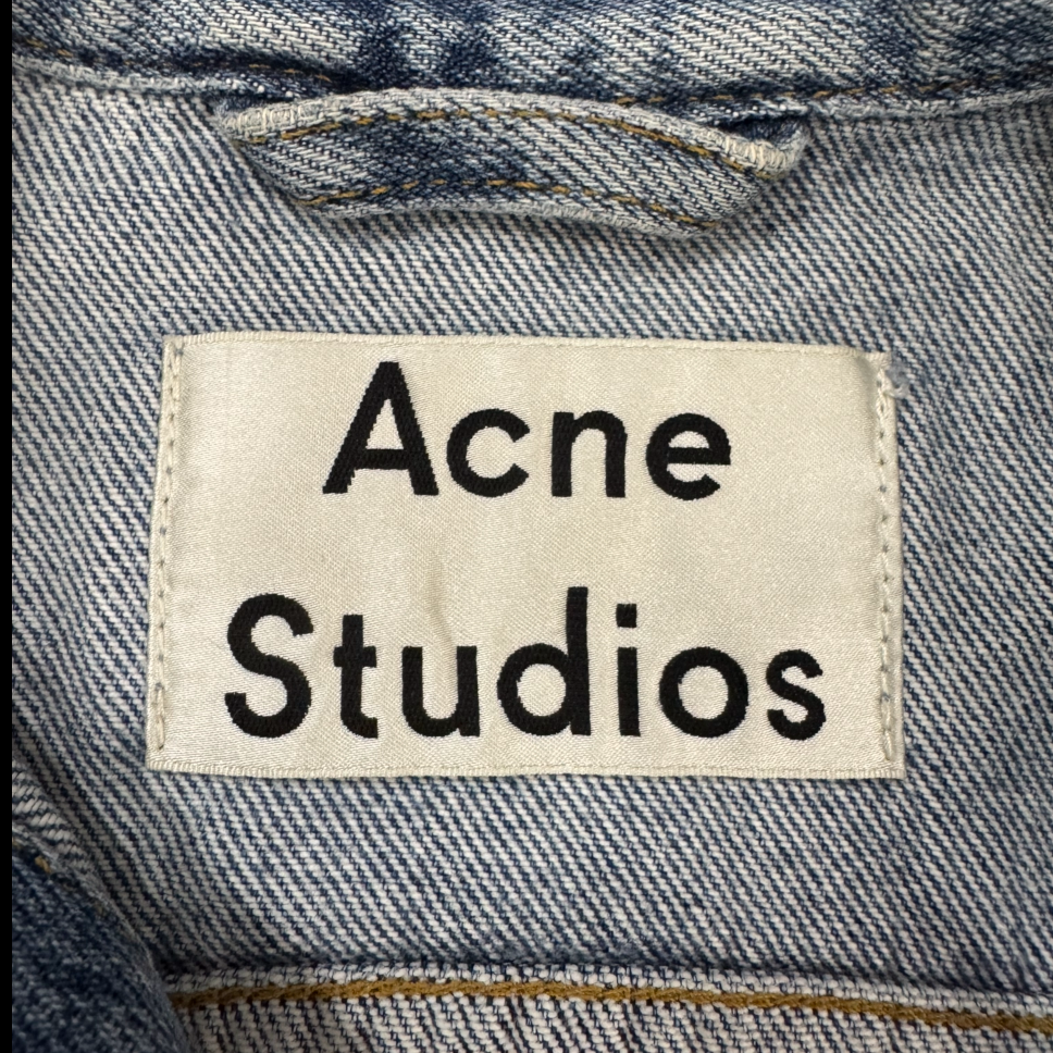Acne Studios Indego Fray Denim Jacket