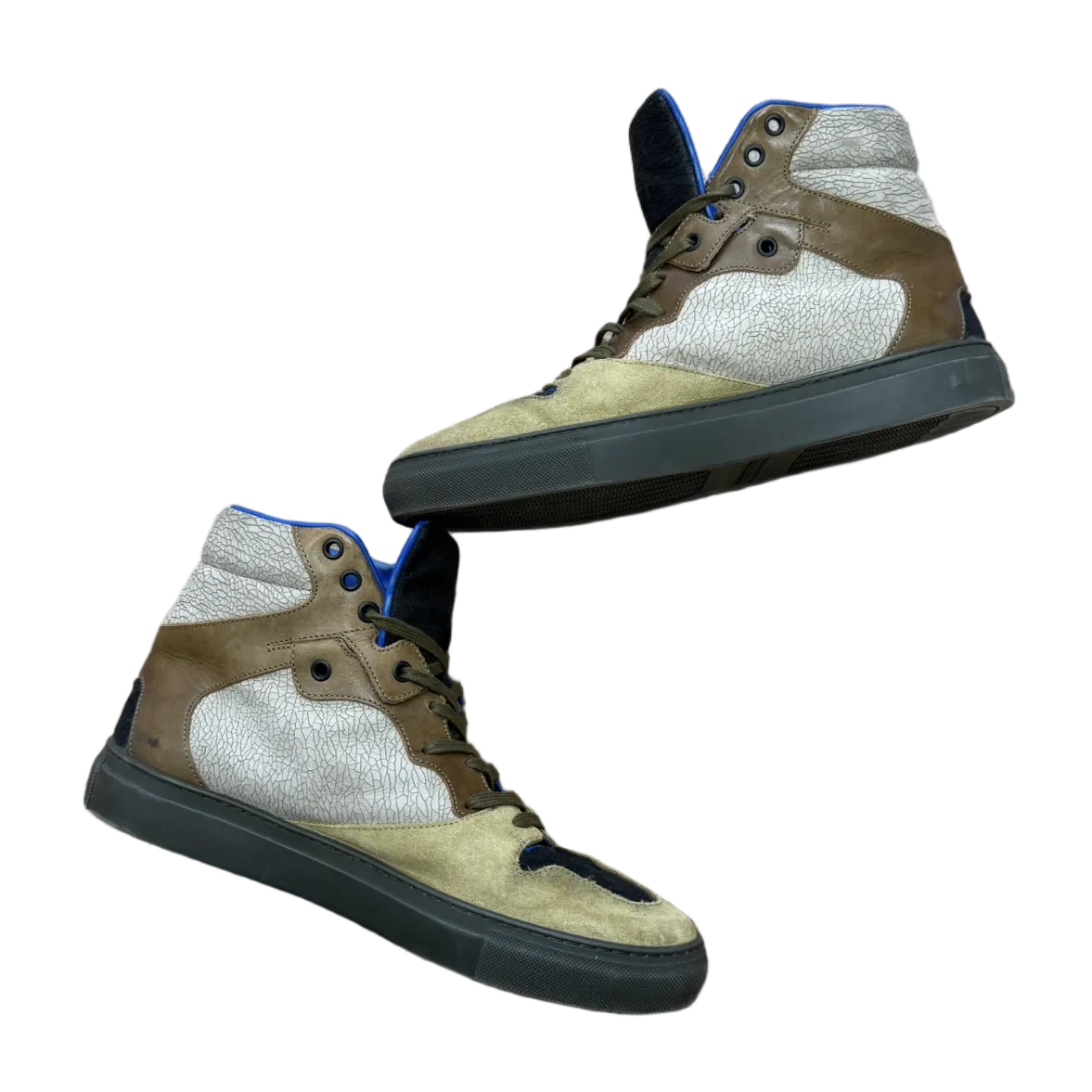 Balenciaga City High Top Panel Sneakers