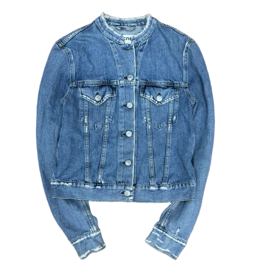 Acne Studios Indego Fray Denim Jacket