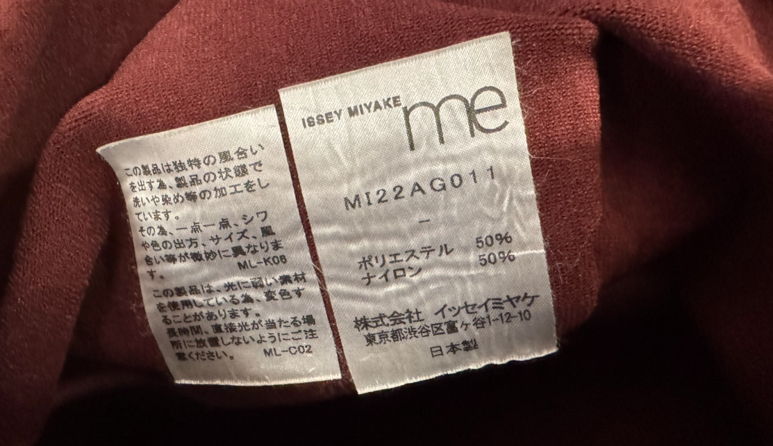 Issey Miyake Me Canvas Bag