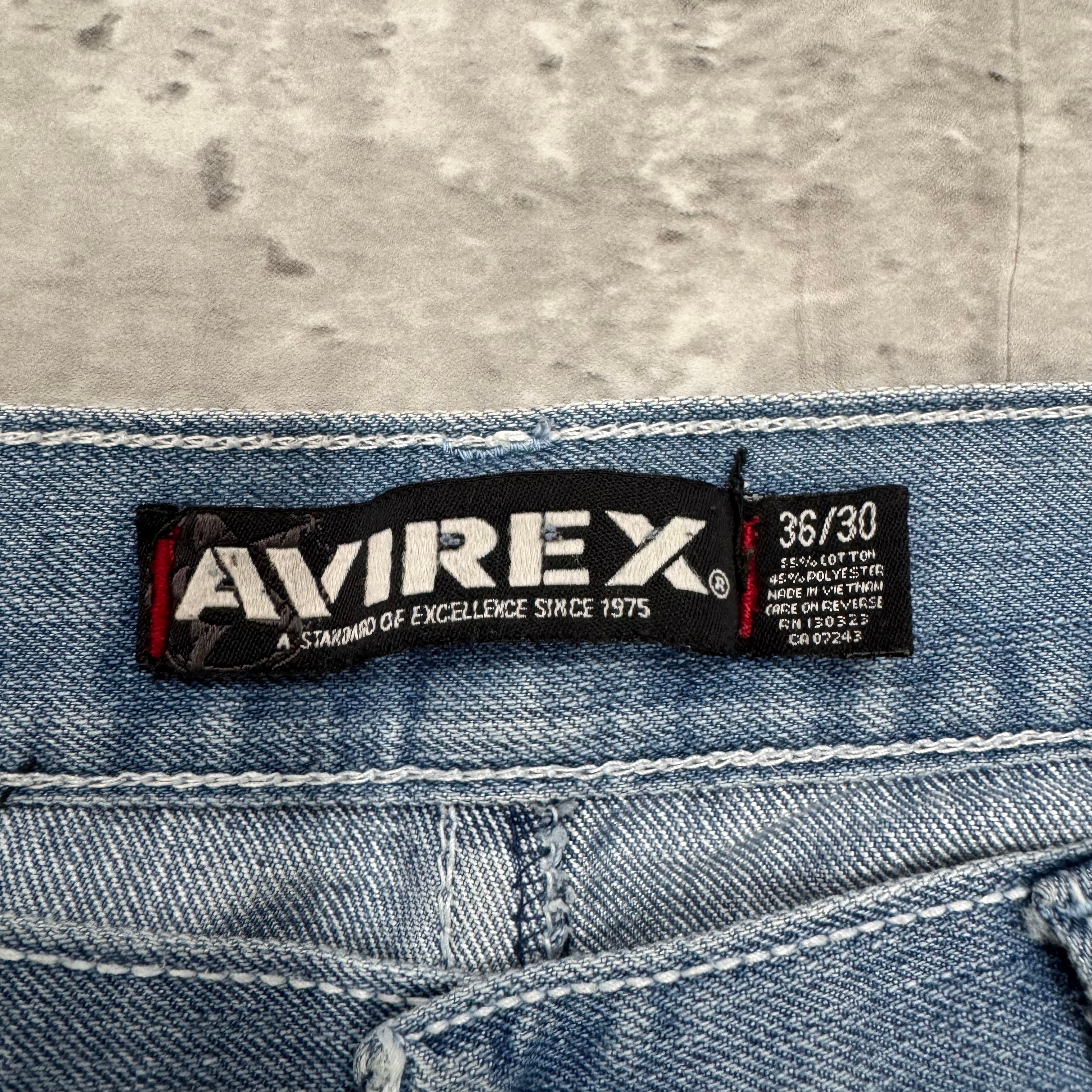 Avirex Straight Leg Denim Jeans