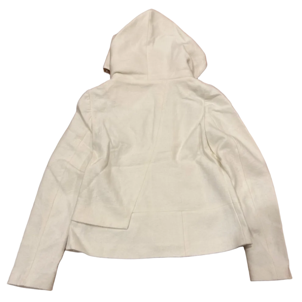 Asymmetric Wool Zip Up Jacket