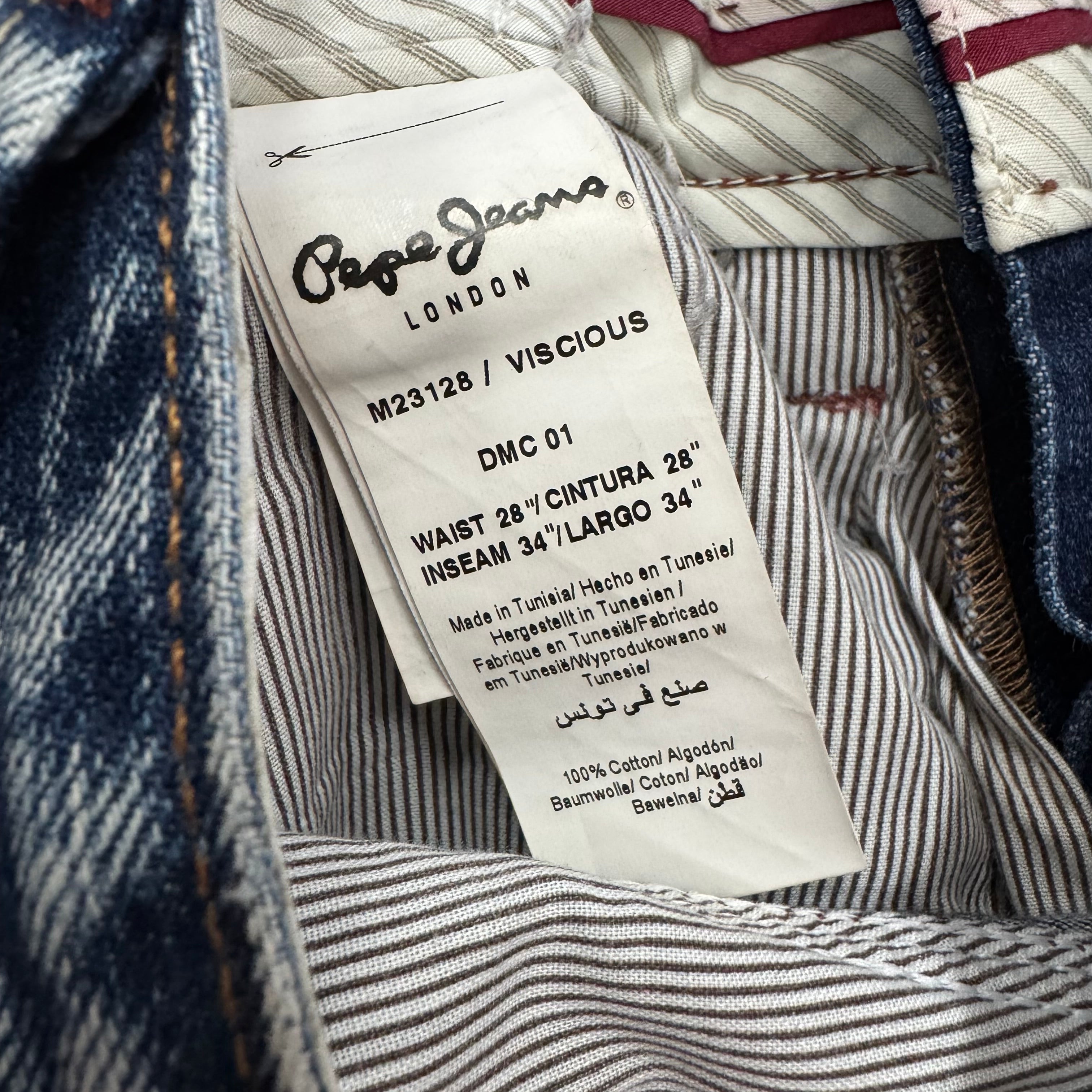 Vintage Washed Straight Leg Jeans