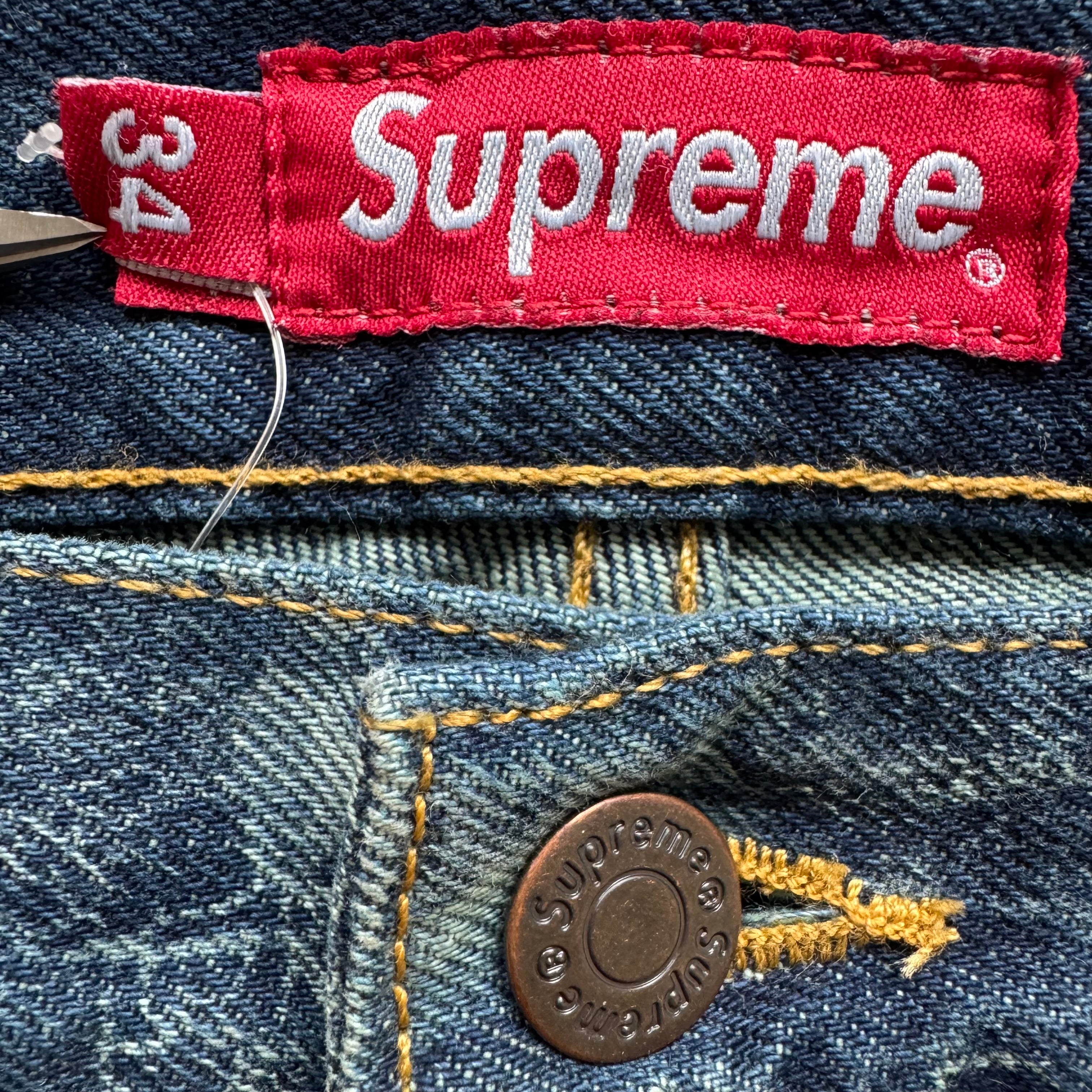 Supreme Crackle Regular Jeans