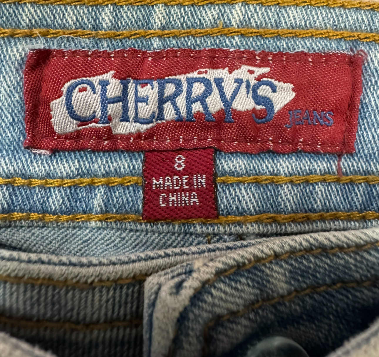 Vintage Cherry's Denim Capris