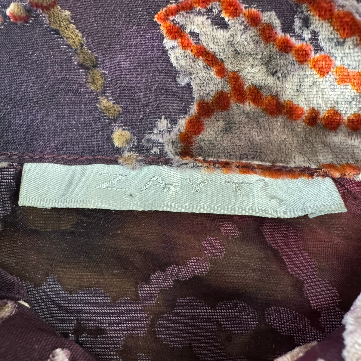 Vintage Silk Velvet Trucker Jacket
