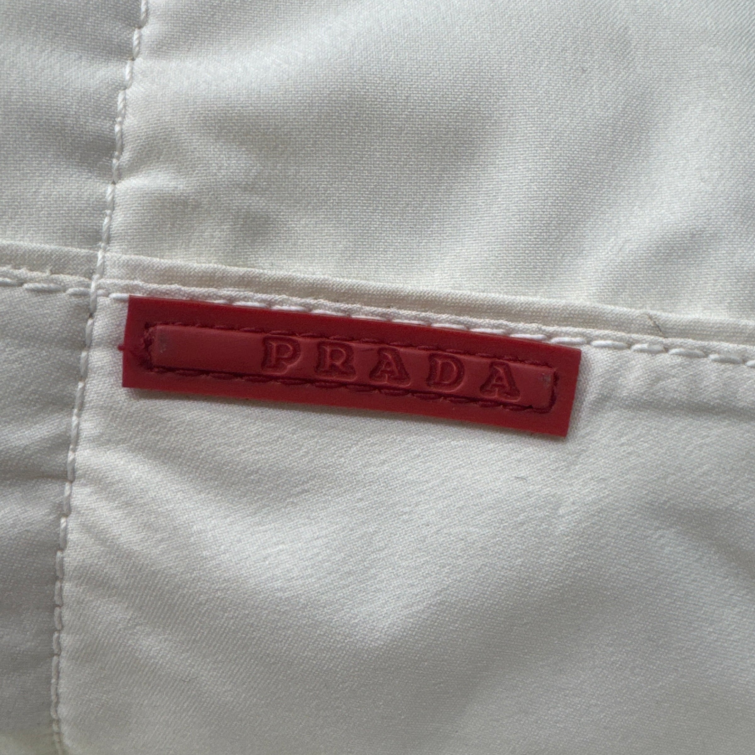 Vintage Prada Goretex white jacket