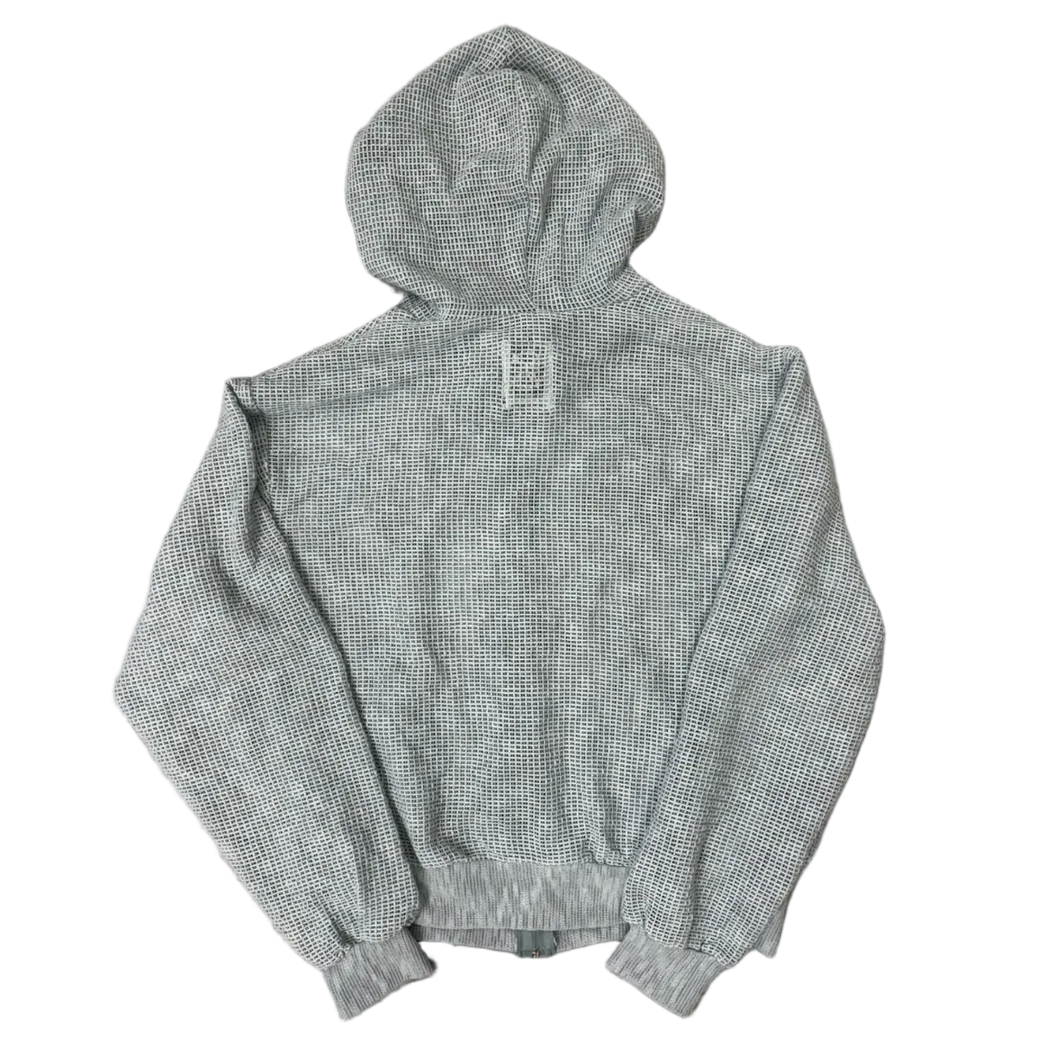 Baby Blue Knit Zip Up Jacket