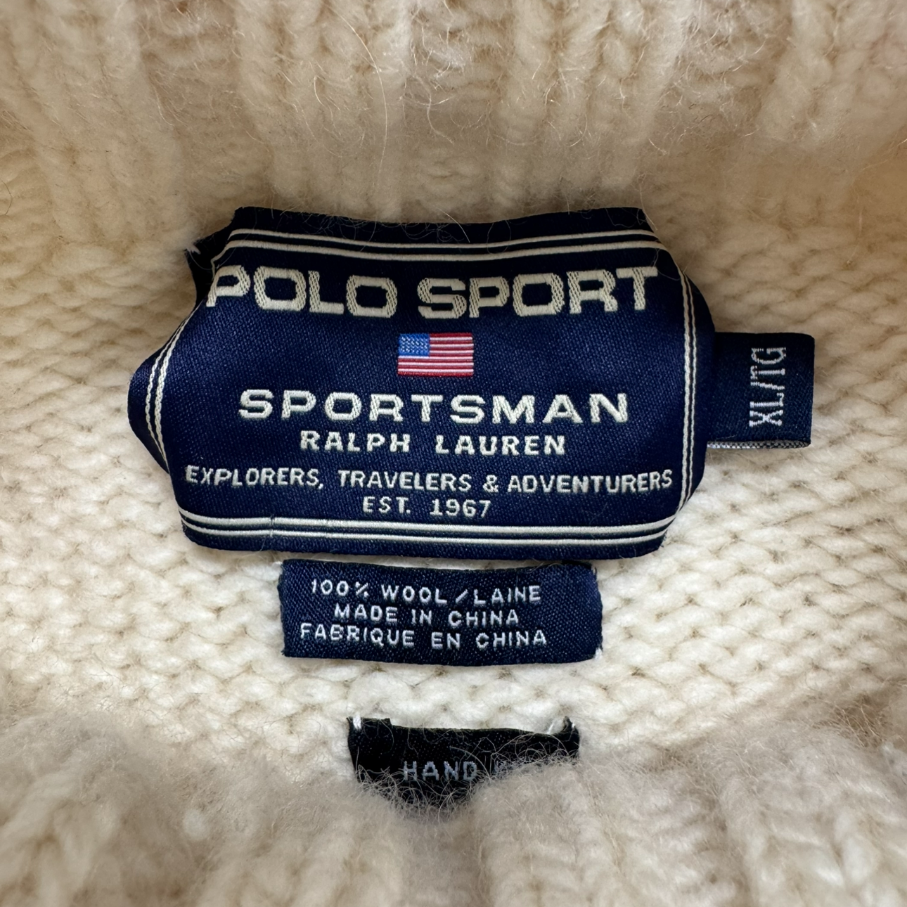 Ralph Lauren Polo Sport Heavyweight Wool Knit Sweater
