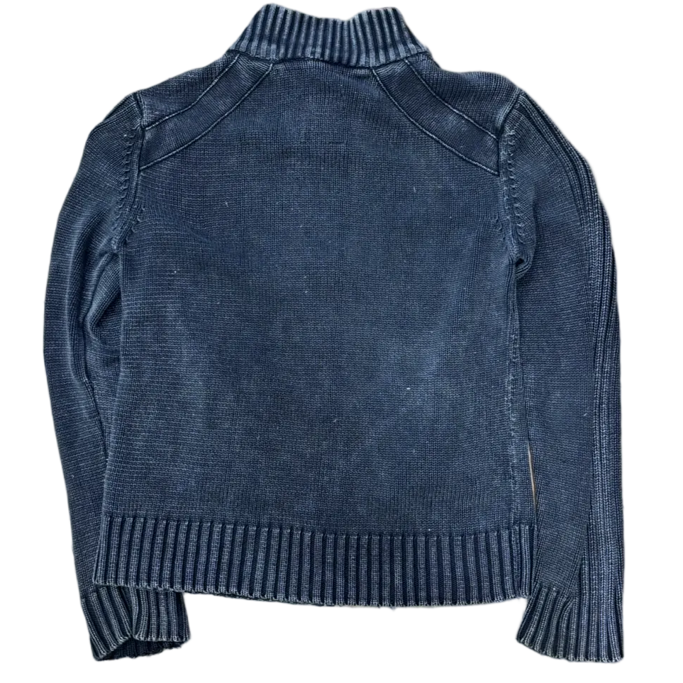 2000s Frayed Vintage Zip Up