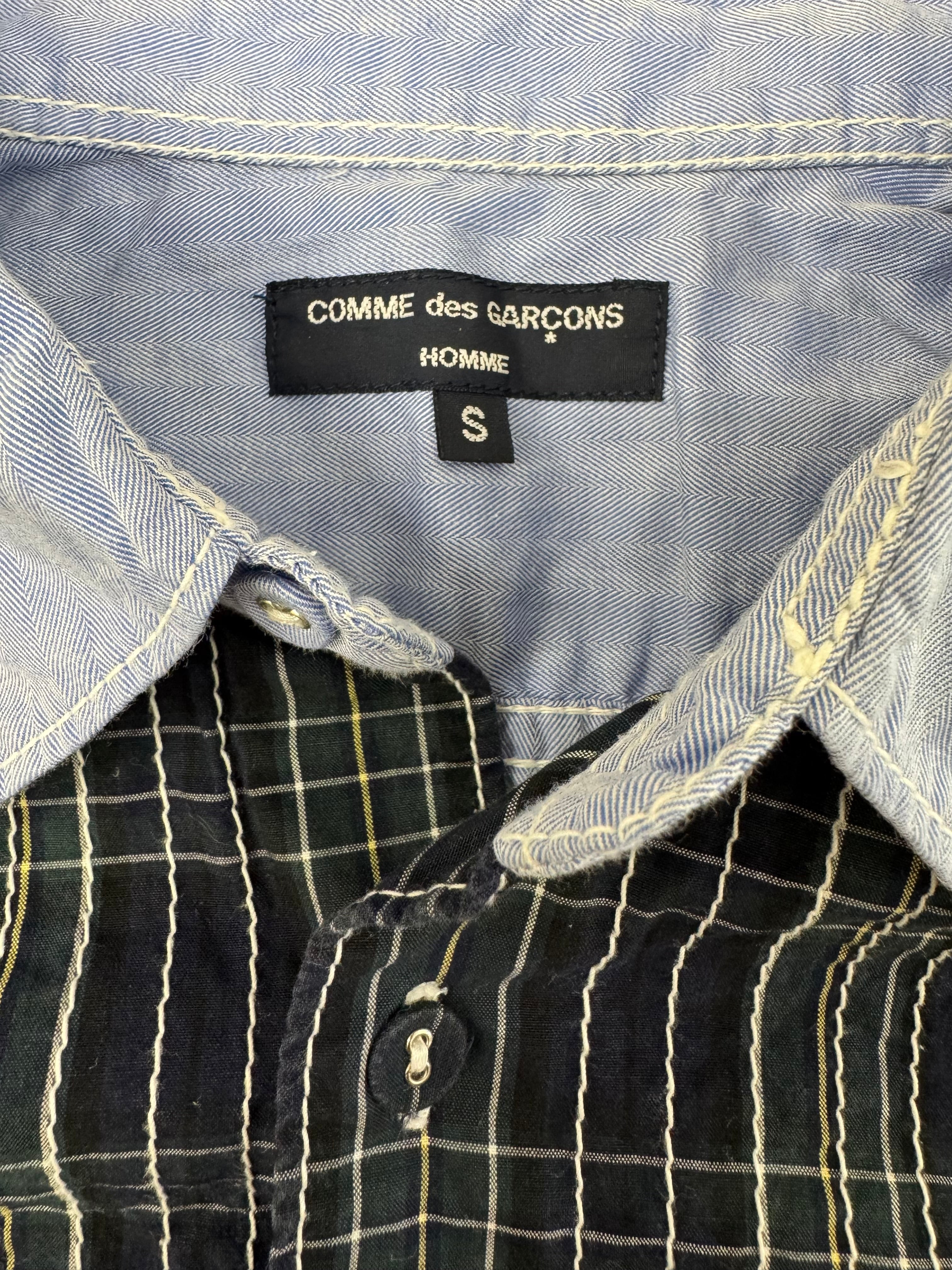 Comme des Garcon Homme Plaid Shirt