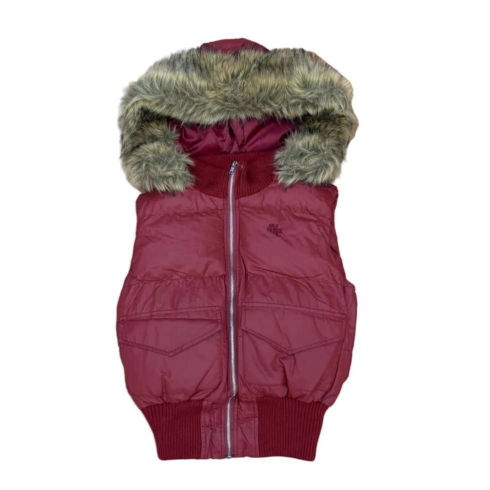 Fur Hood Gillet Vest