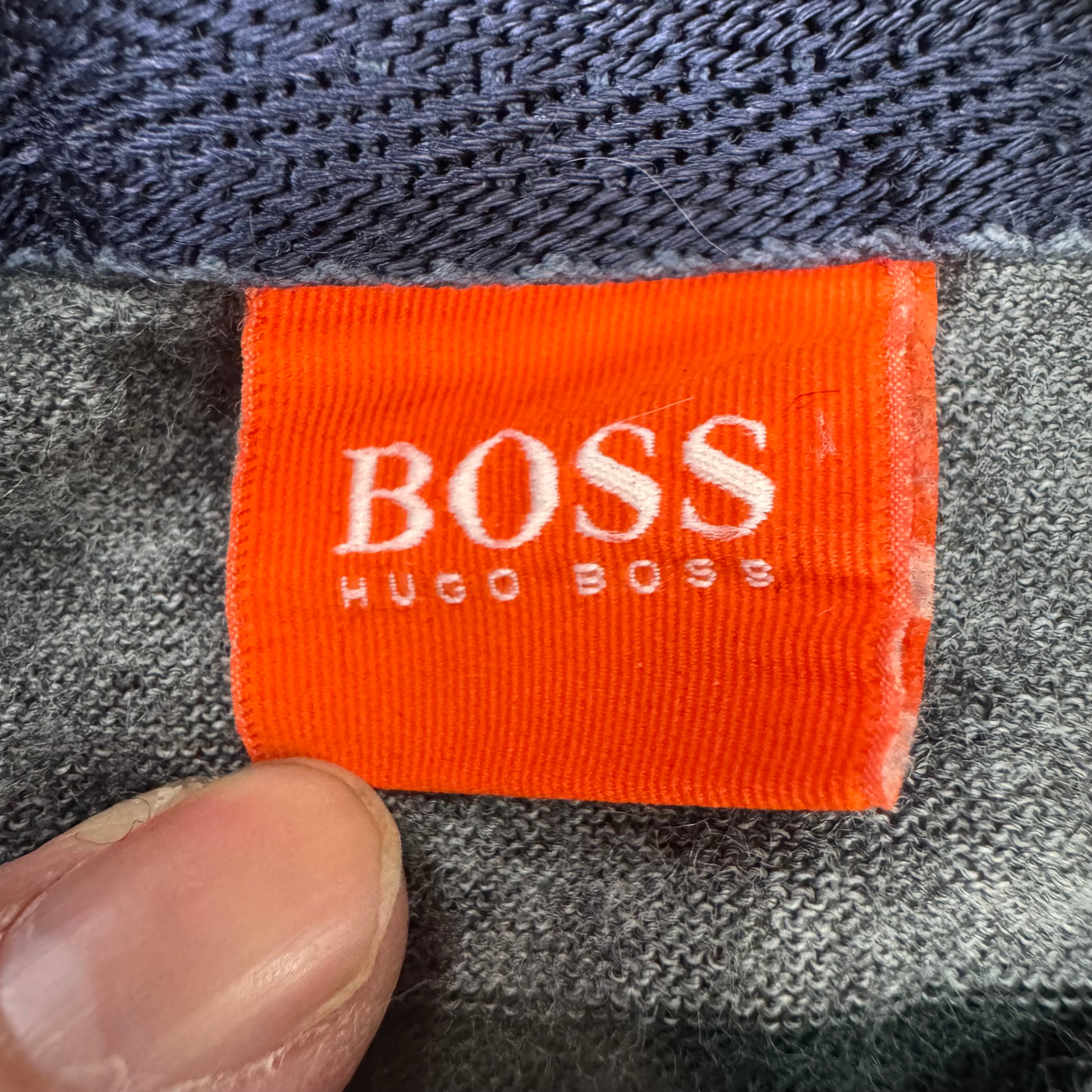 Vintage Hugo Boss Stripped Henley