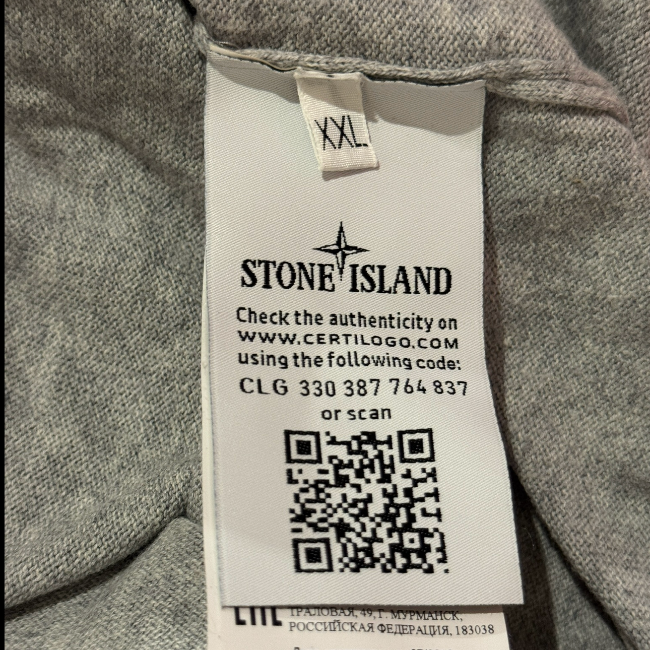 Stone Island Knit Grey Sweater