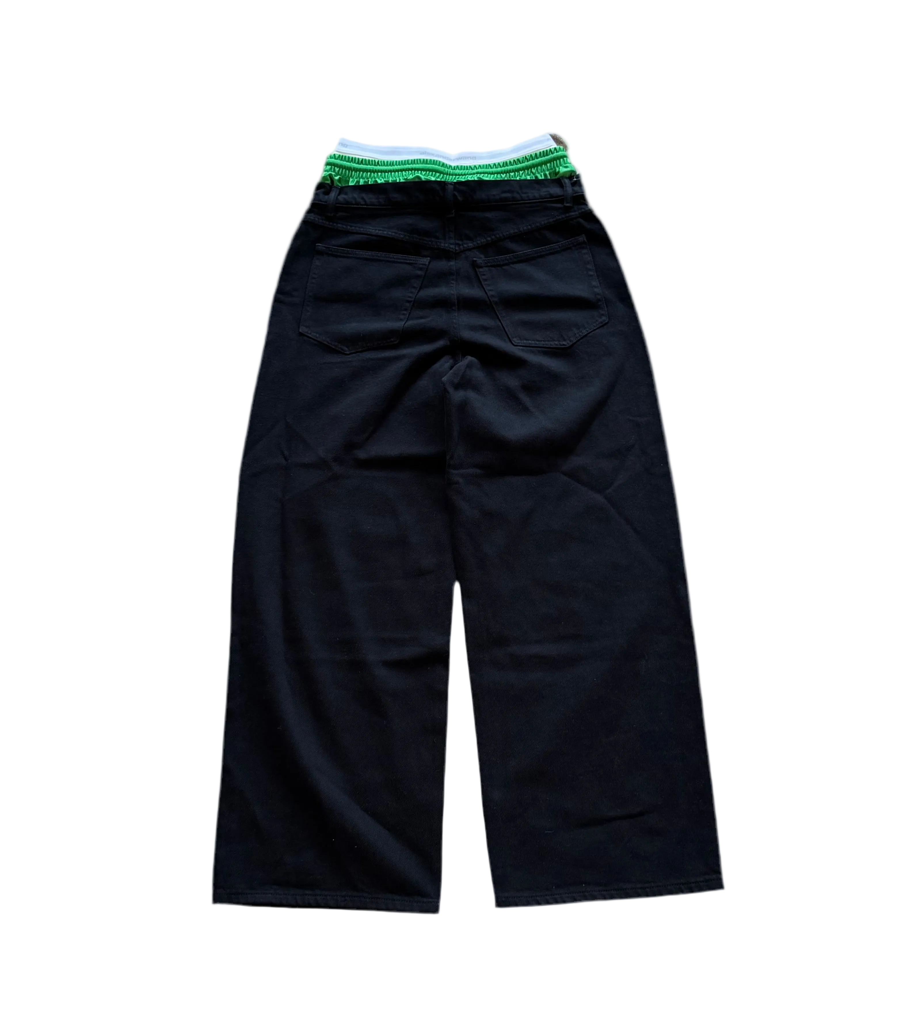 Alexander wang triple waisted denim jeans