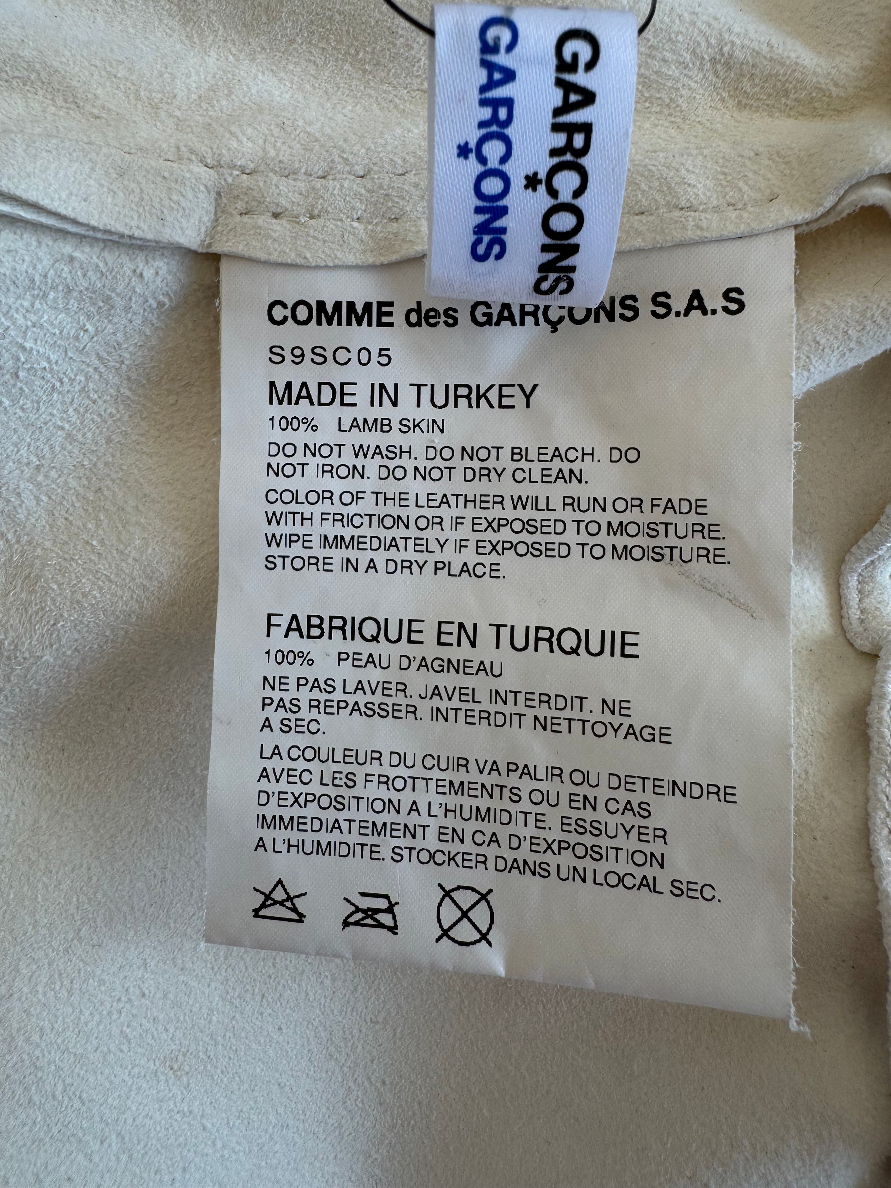 Comme des Garcon lamb skin bag