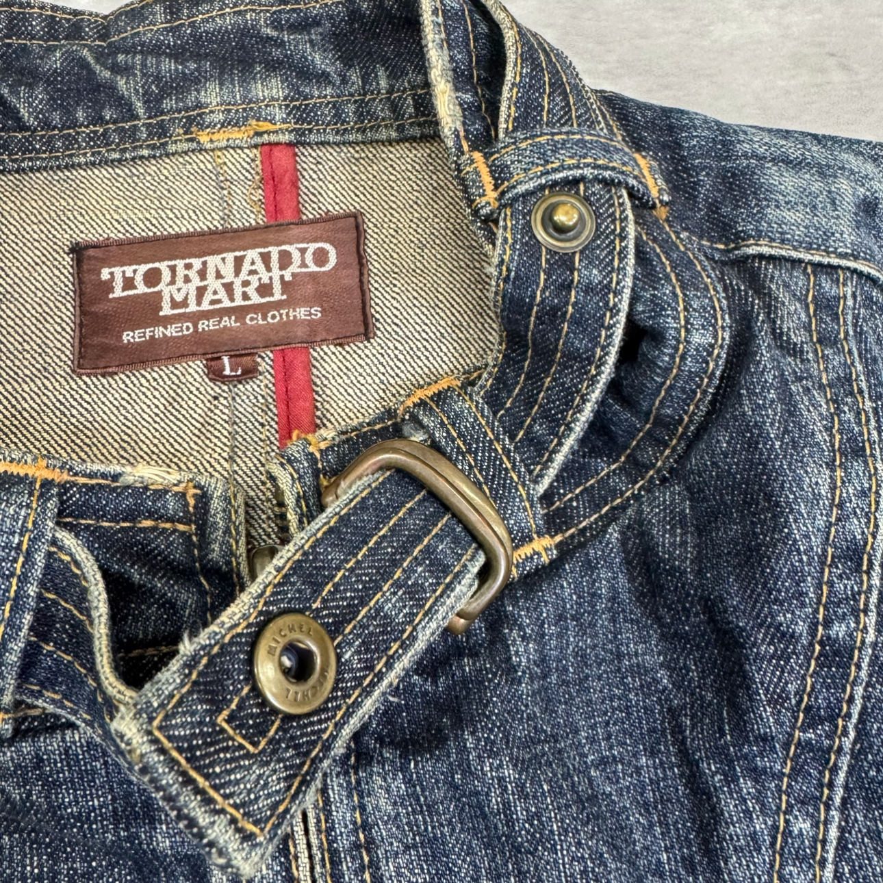 Tornado Mart Denim Biker Jacket