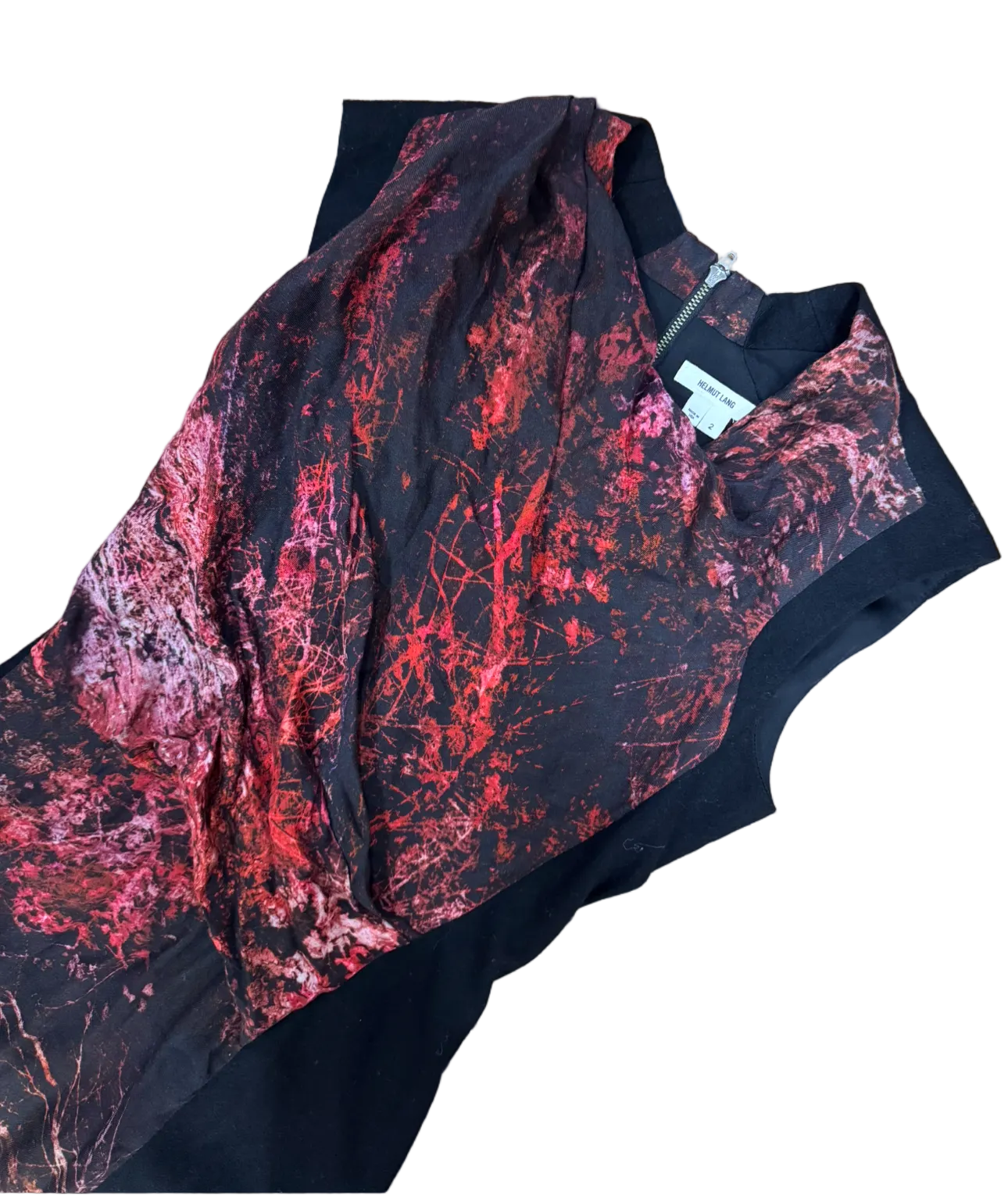 Helmut Lang Floral Wool Dress