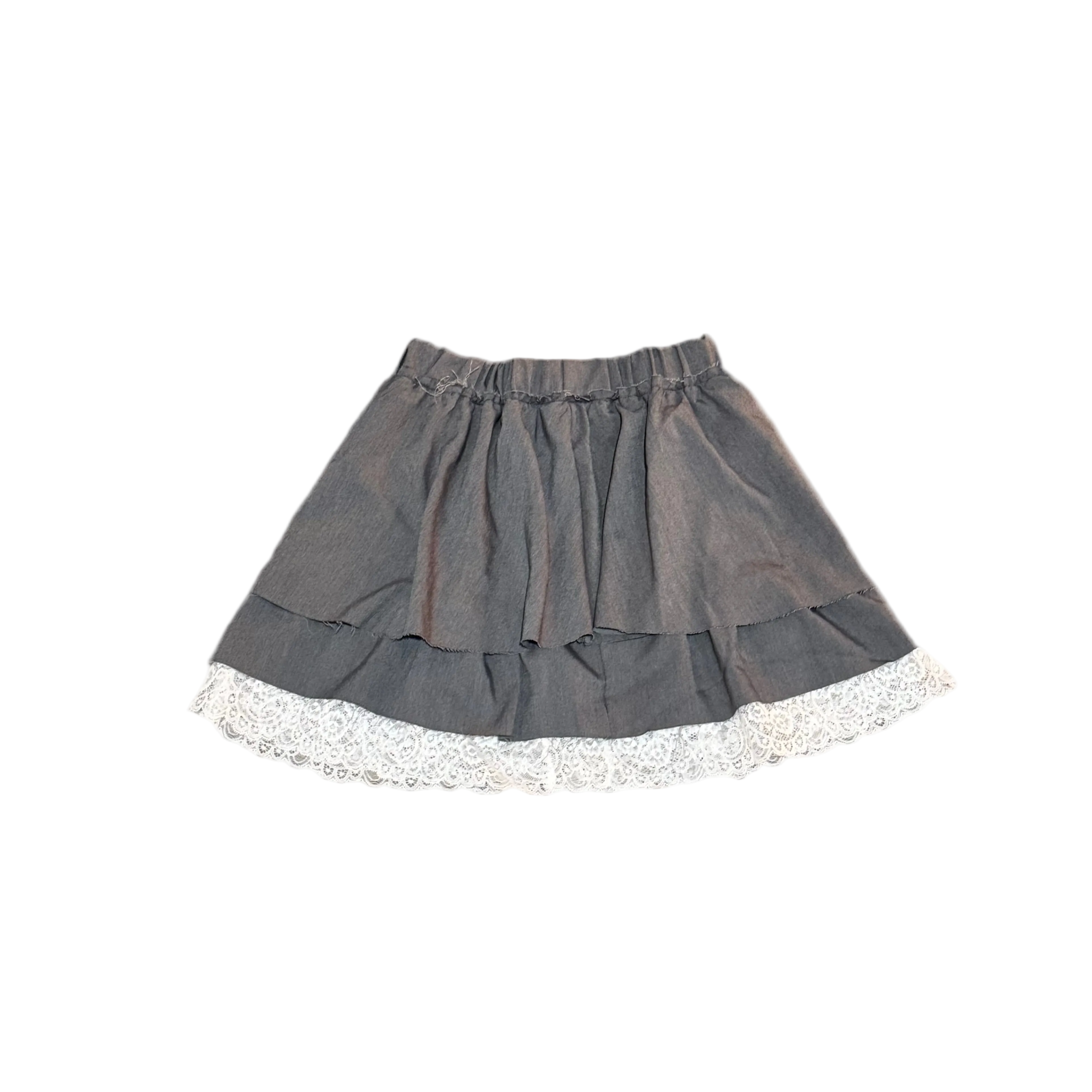 Pleated Lace Skirt