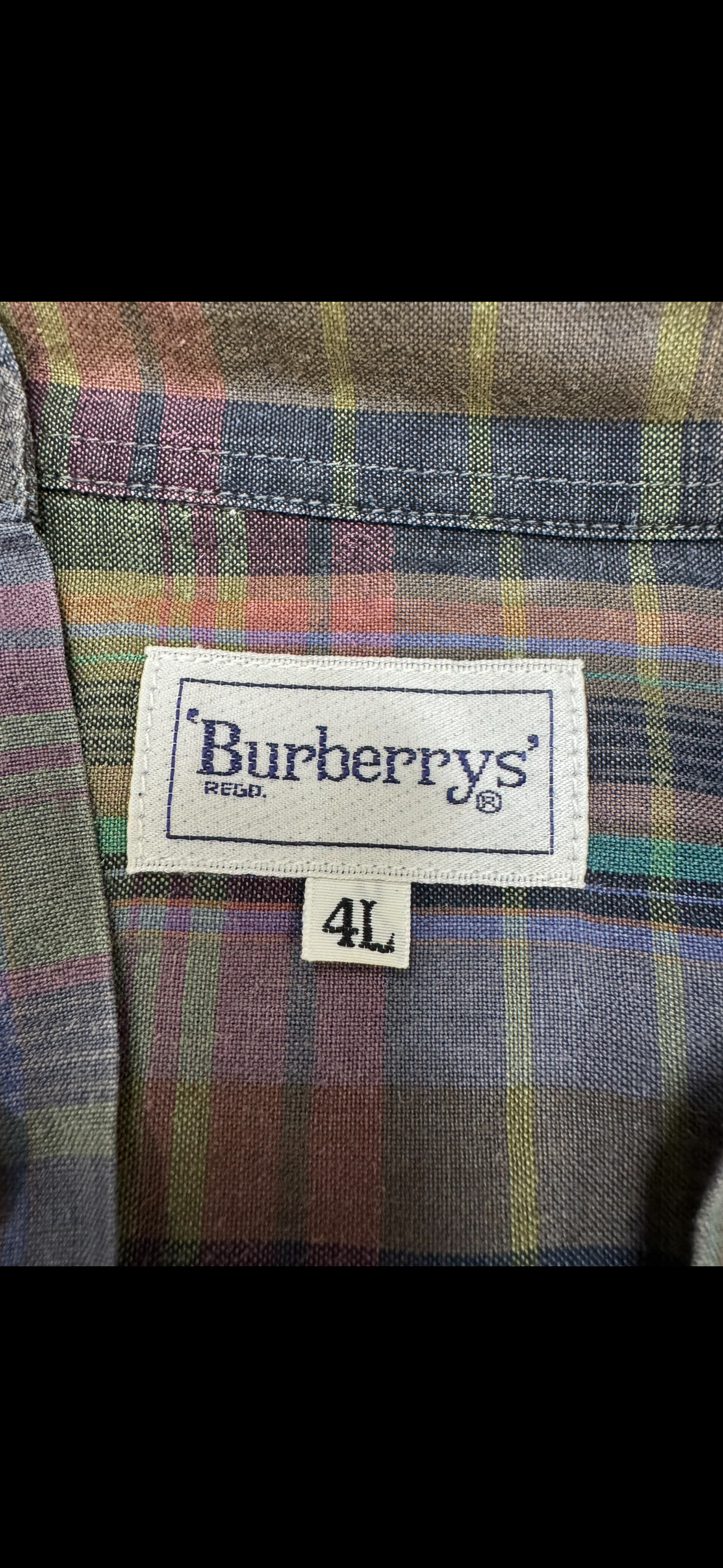 Vintage Burberry Plaid Shirt