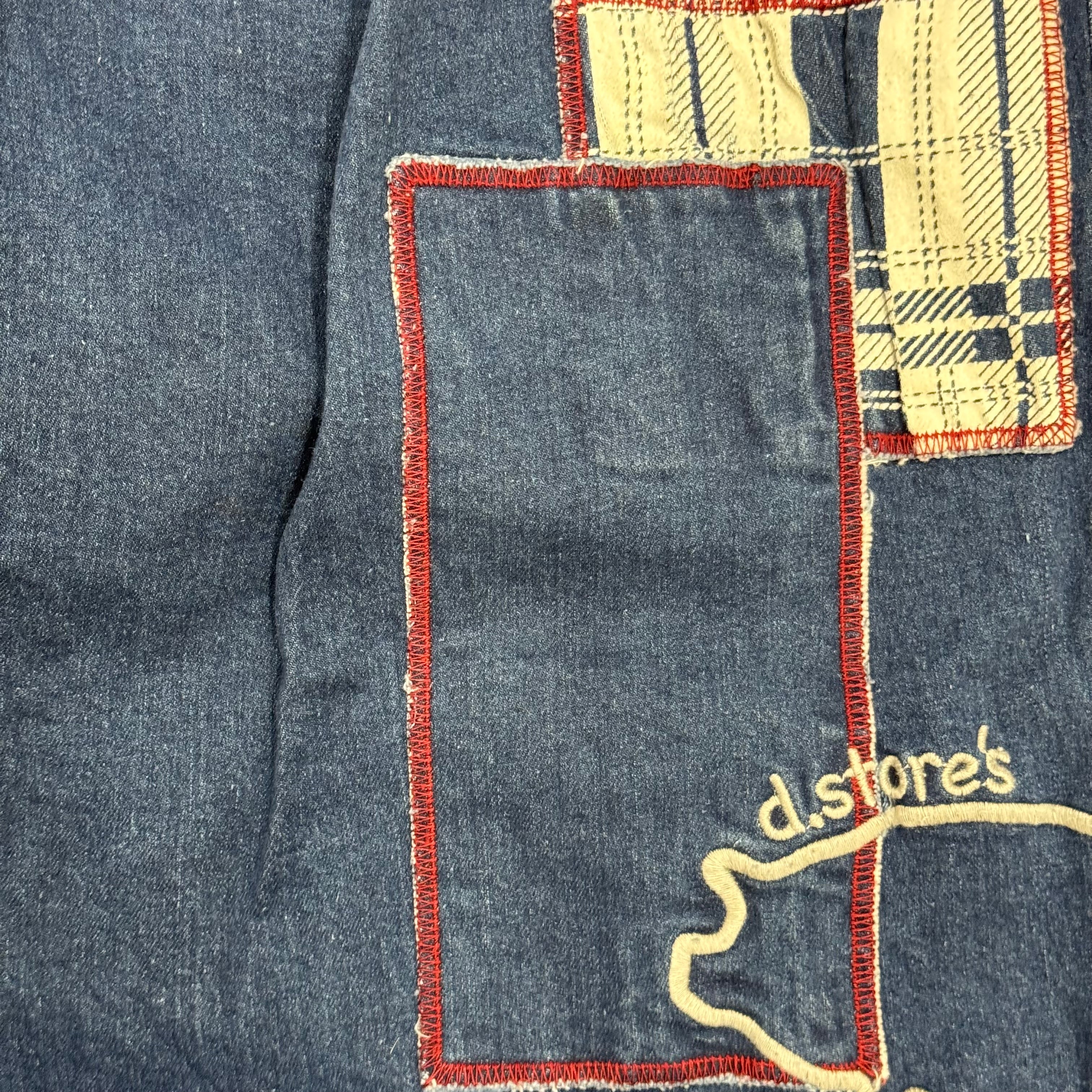 Drug Store Baggy Patchwork Denim