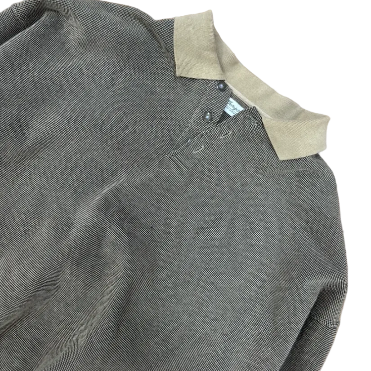 Vintage Knitted Polo Sweater