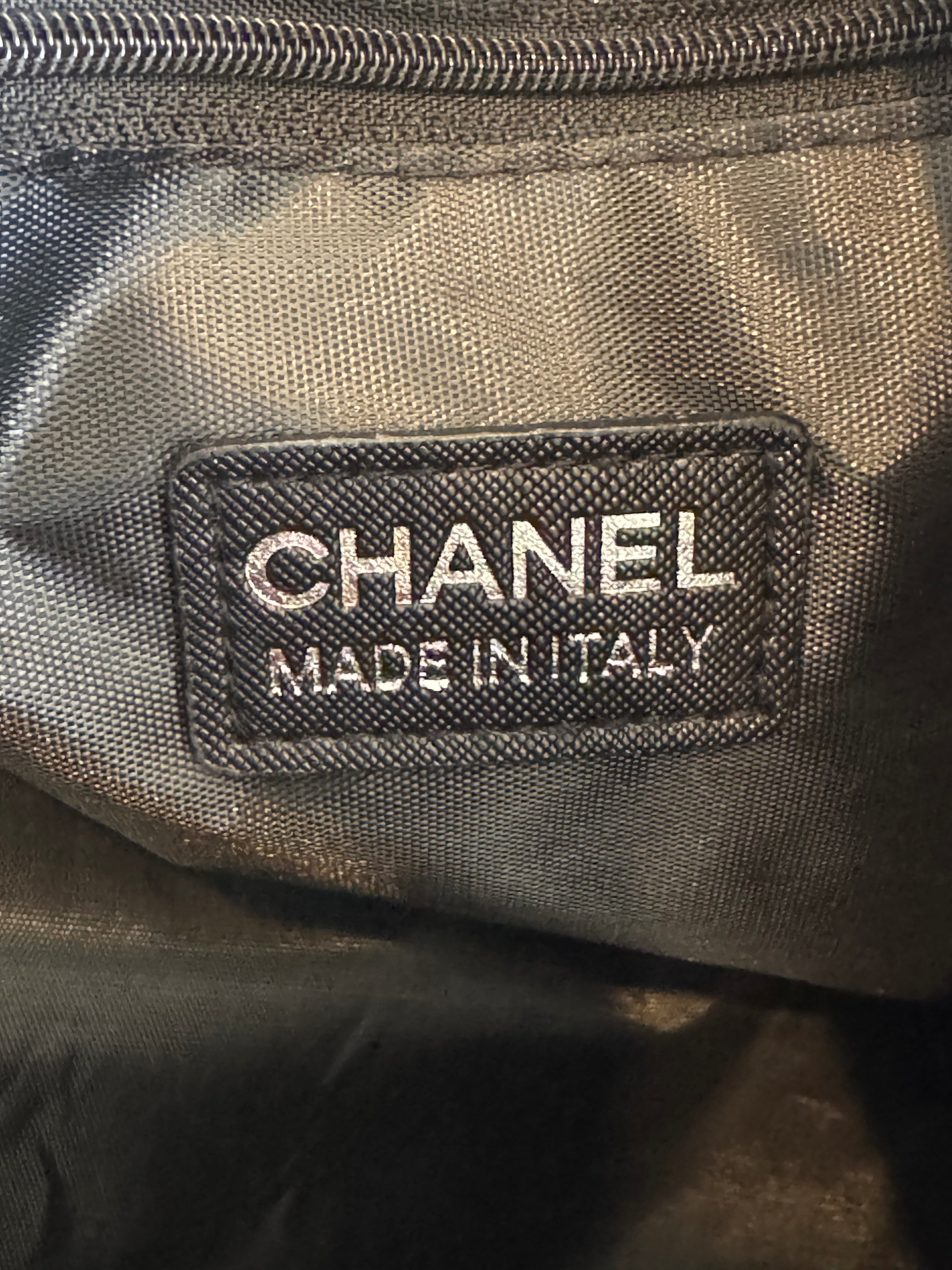 Chanel nylon travel bag