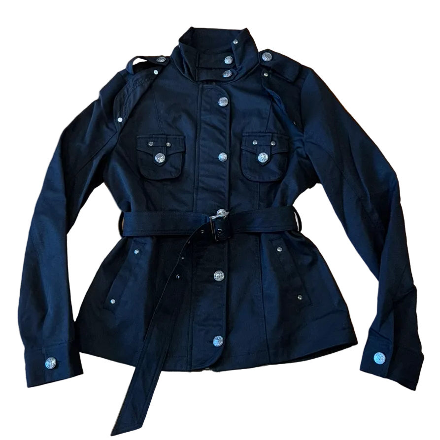 Black Multi Button Jacket