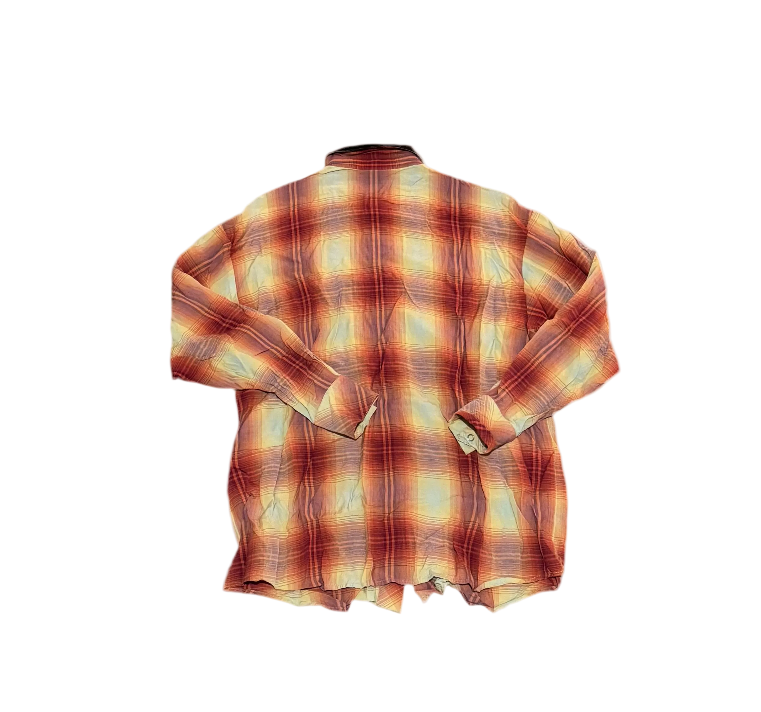 Issey Sport leather collar flannel jacket