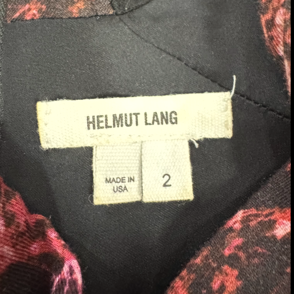 Helmut Lang Floral Wool Dress