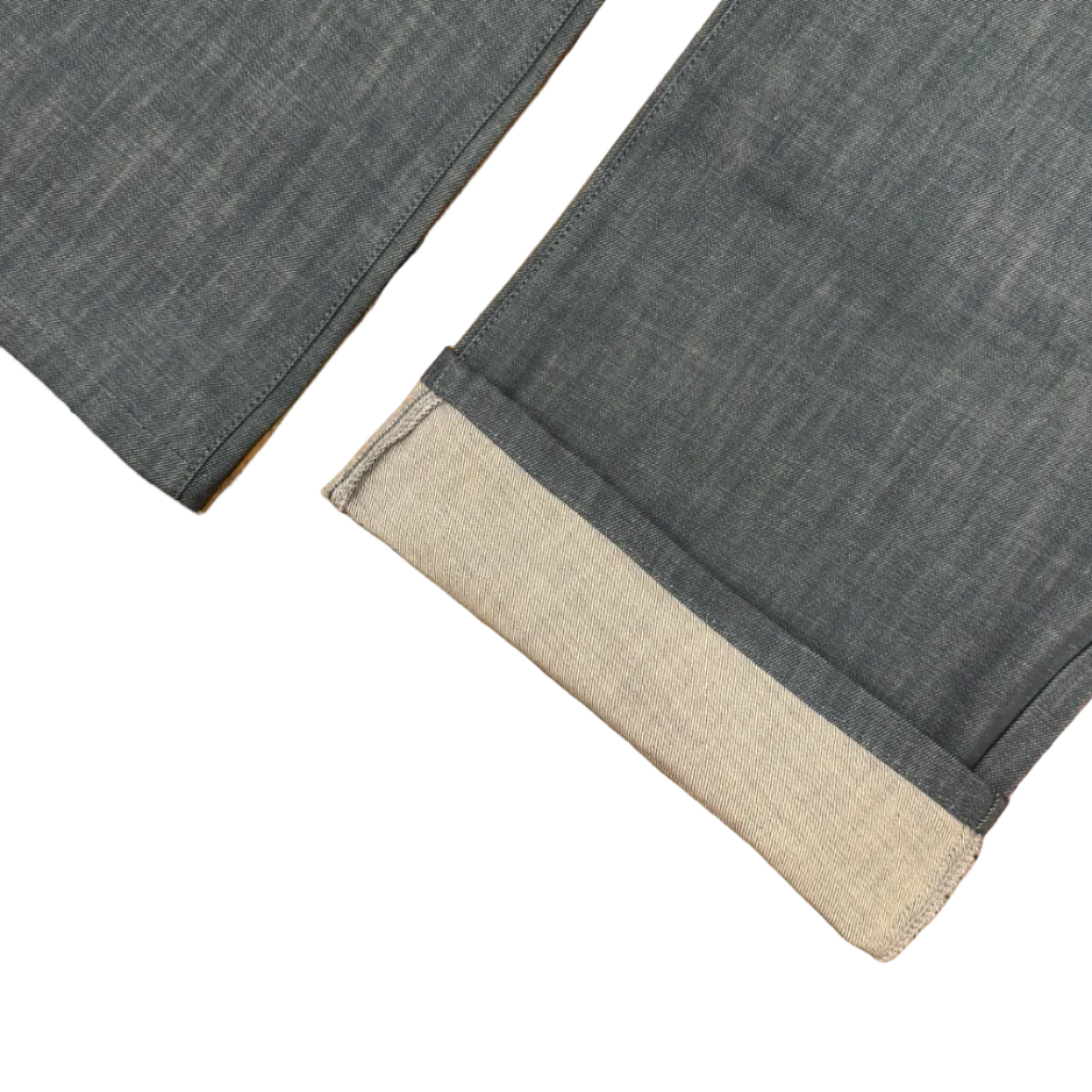 Wide Leg Raw Denim Jeans